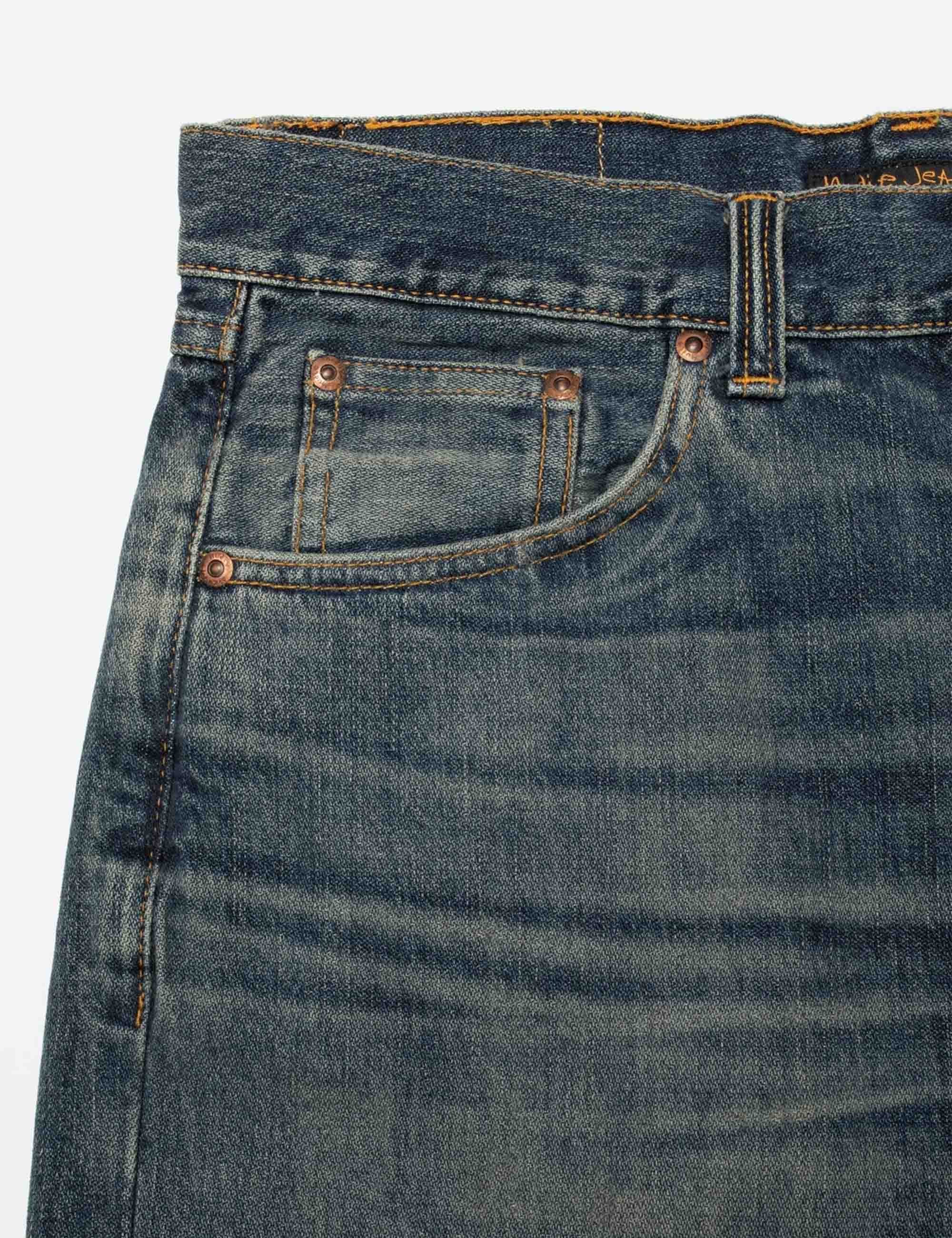 Rad Rufus Jeans - Blue, Sand Tracks Wash - Image 11