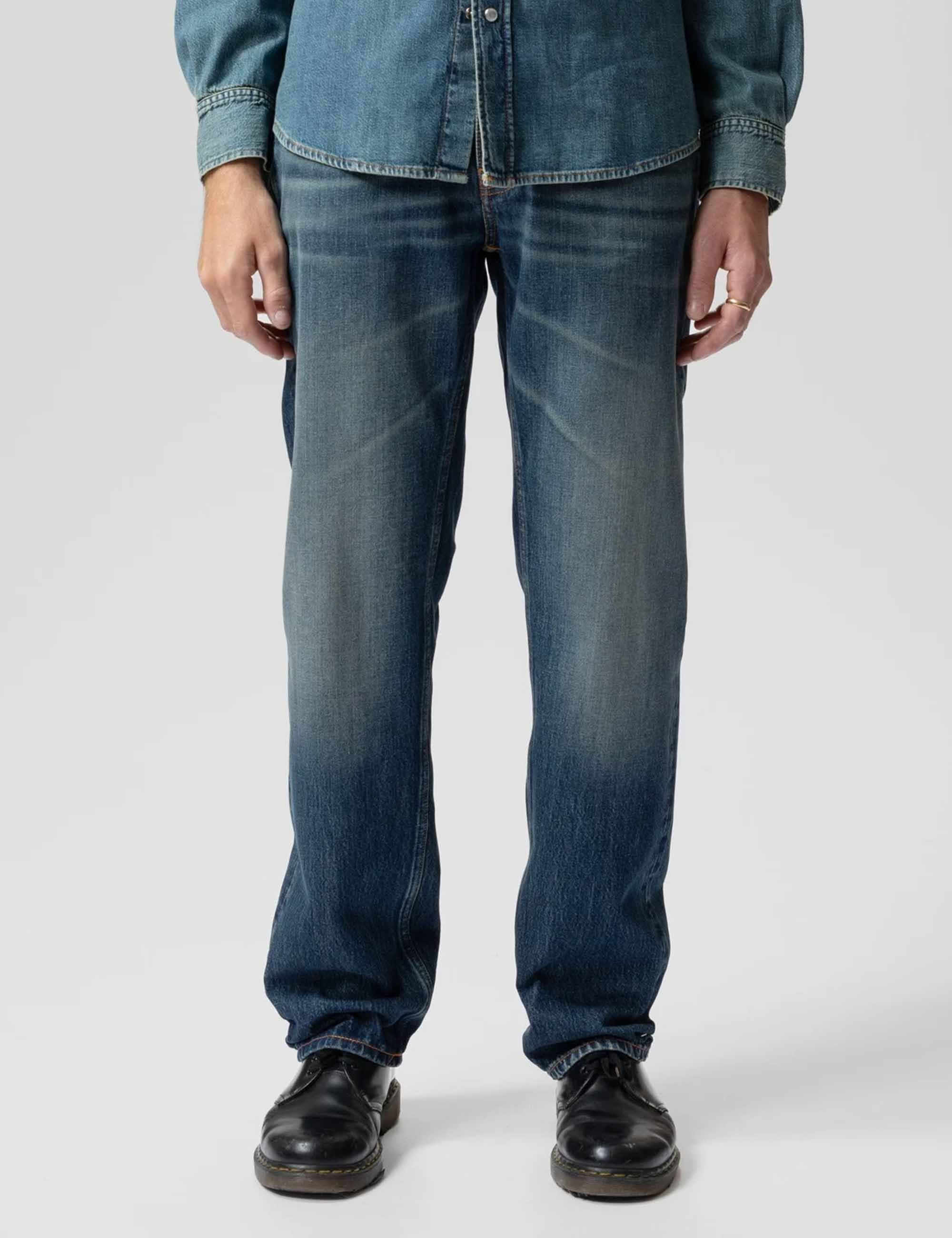 Rad Rufus Jeans - Blue, Sand Tracks Wash - Image 2