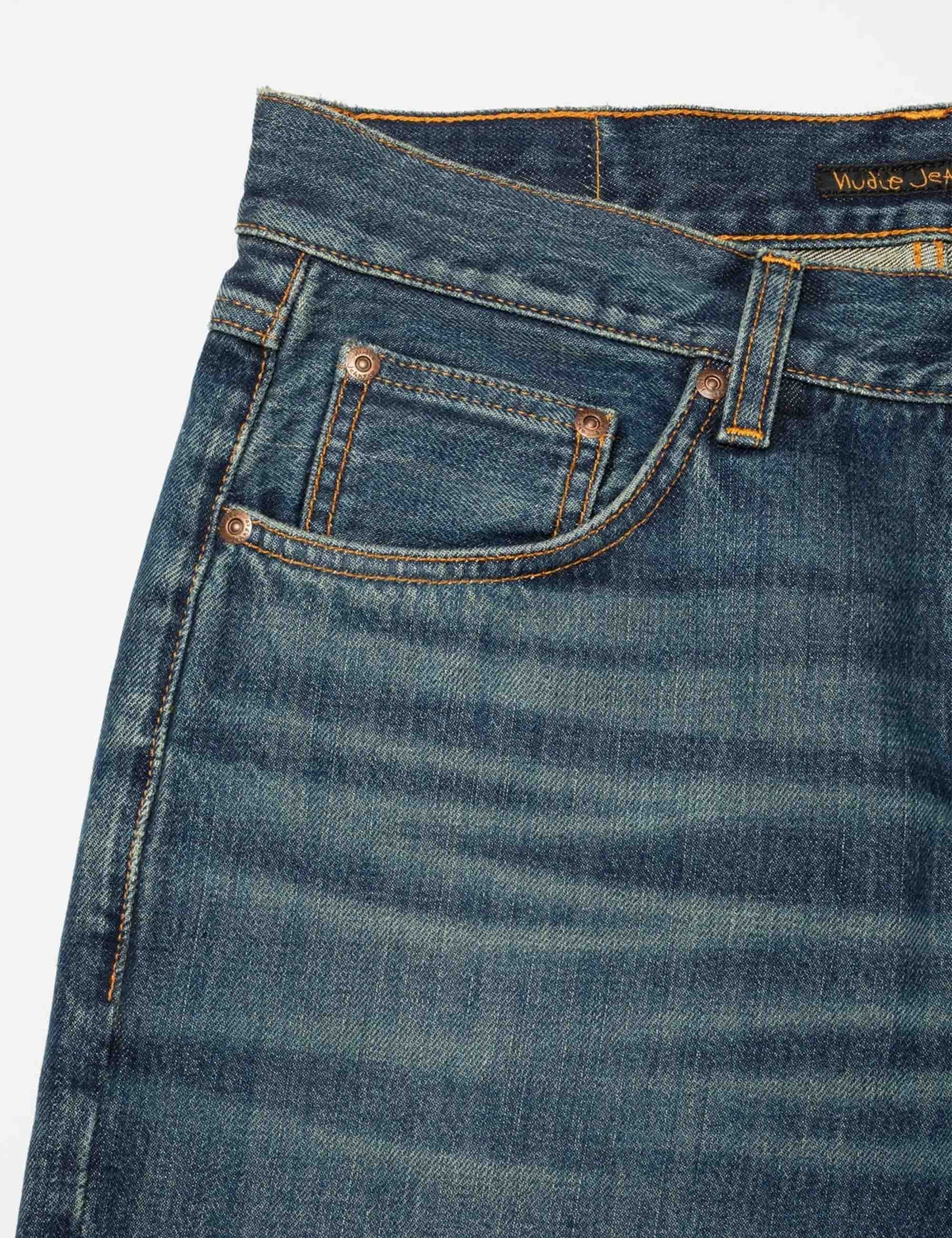Rad Rufus Jeans - Blue, Sand Tracks Wash - Image 7