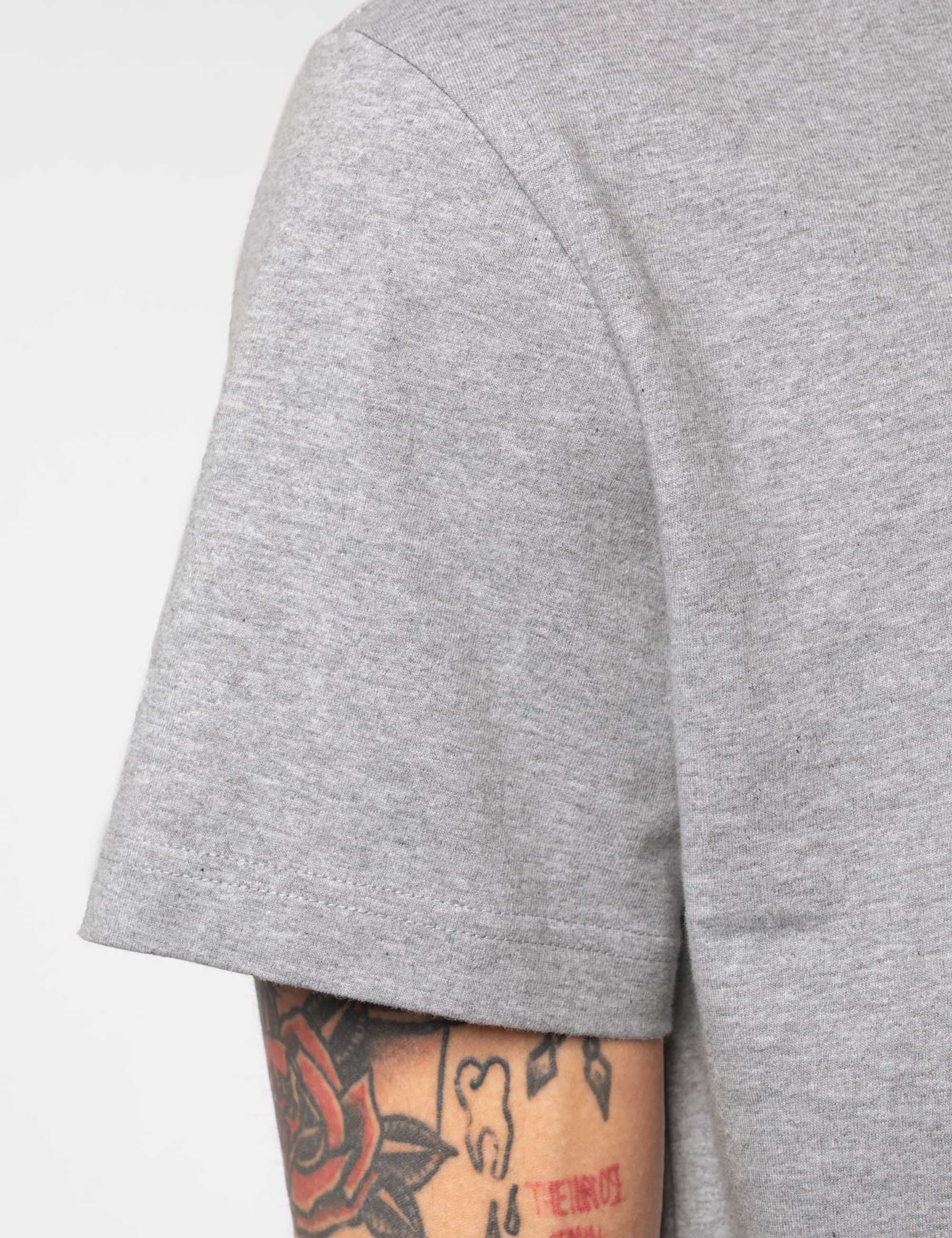 Roy Logo T-Shirt - Grey Melange - Image 6