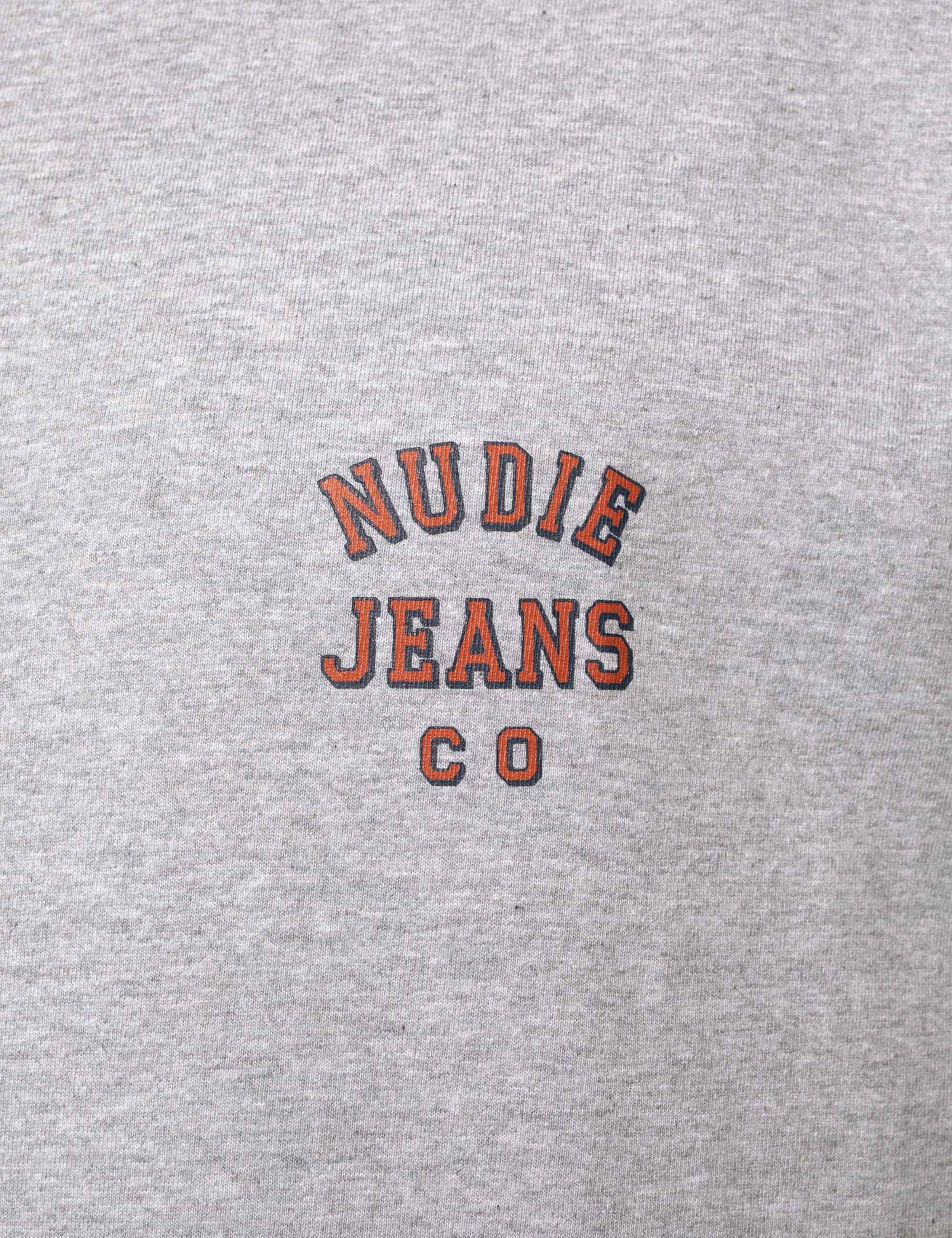 Roy Logo T-Shirt - Grey Melange - Image 7