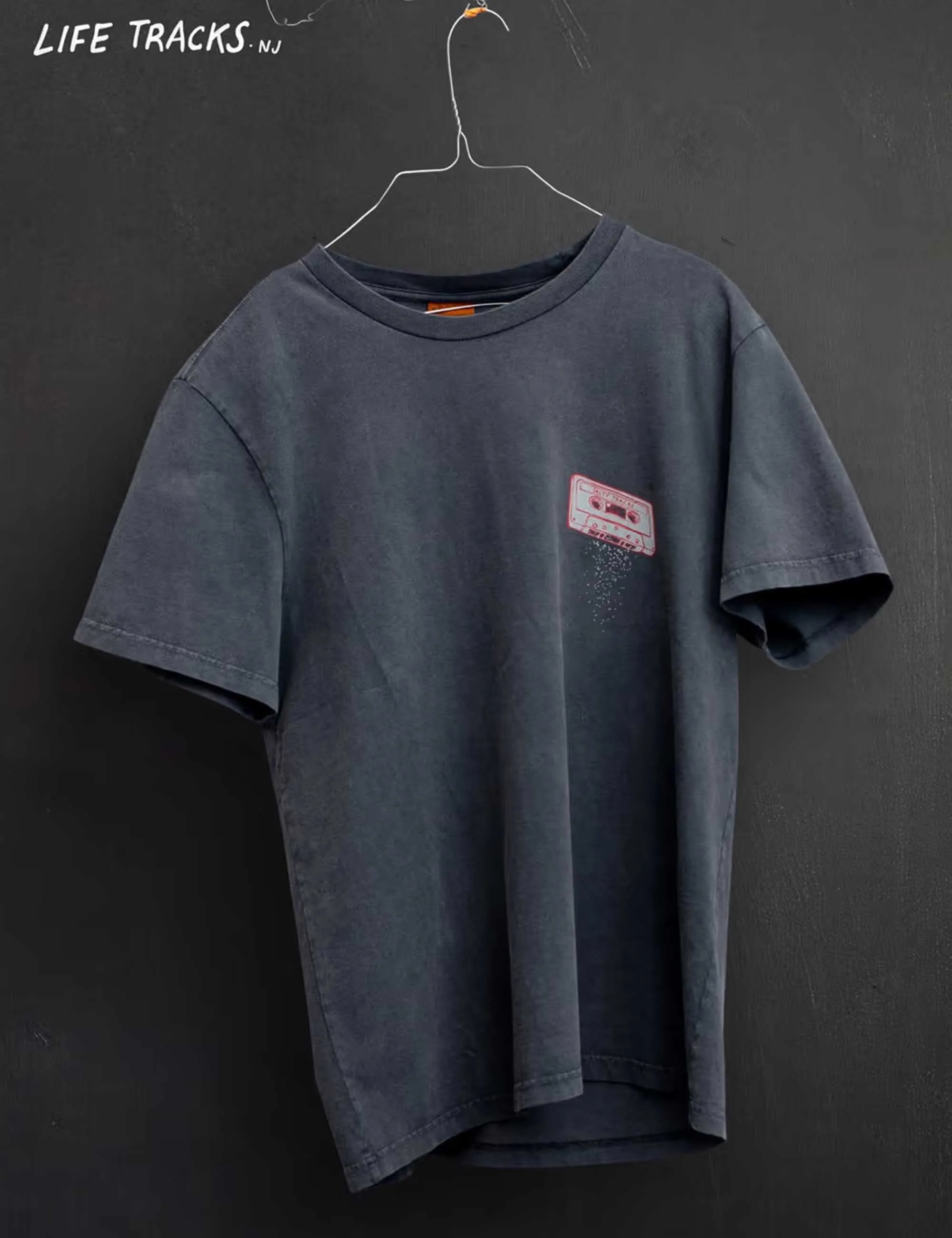 Roy Salty Tracks T-Shirt - Anthracite