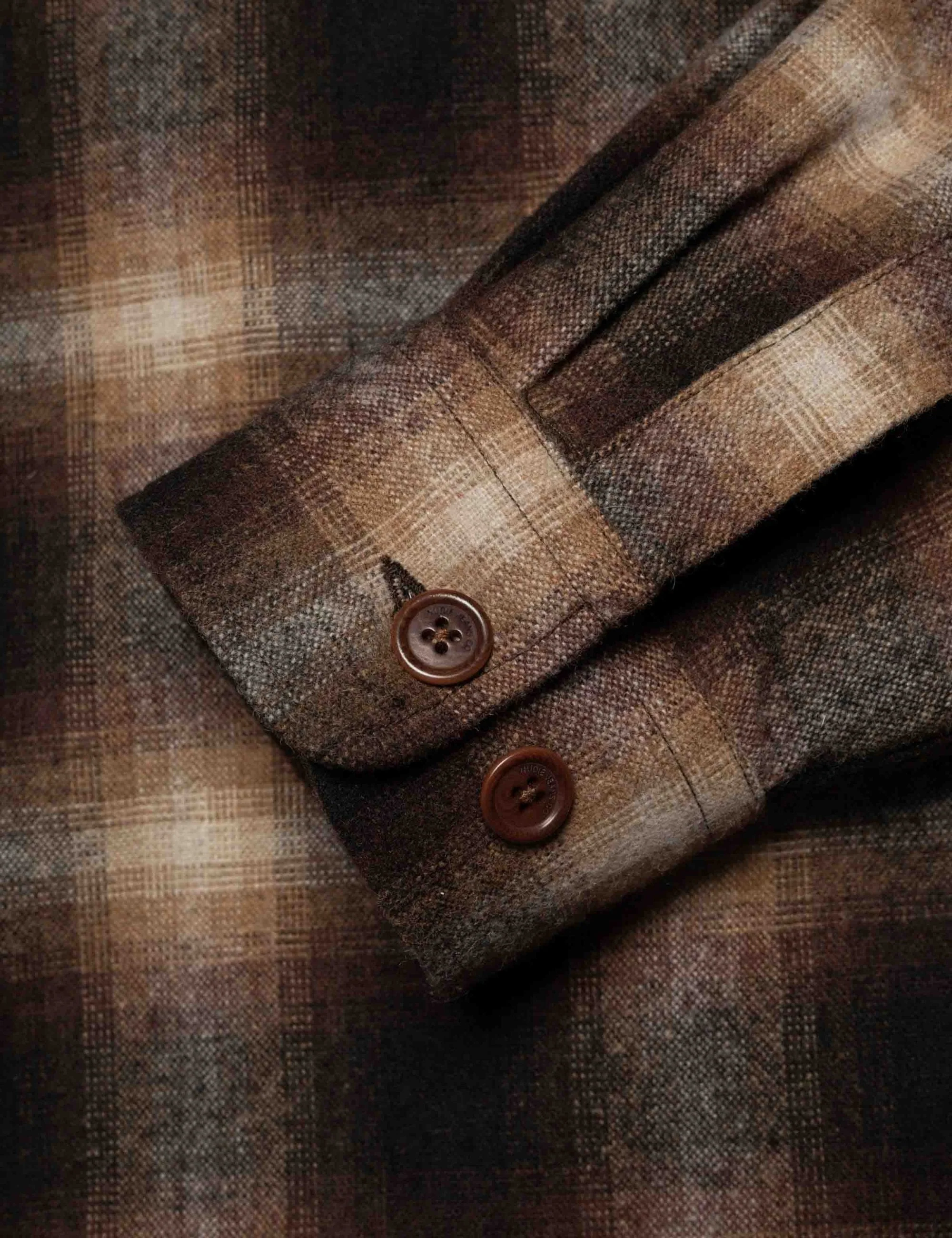 Vince Check Shirt - Brown/Beige - Image 4