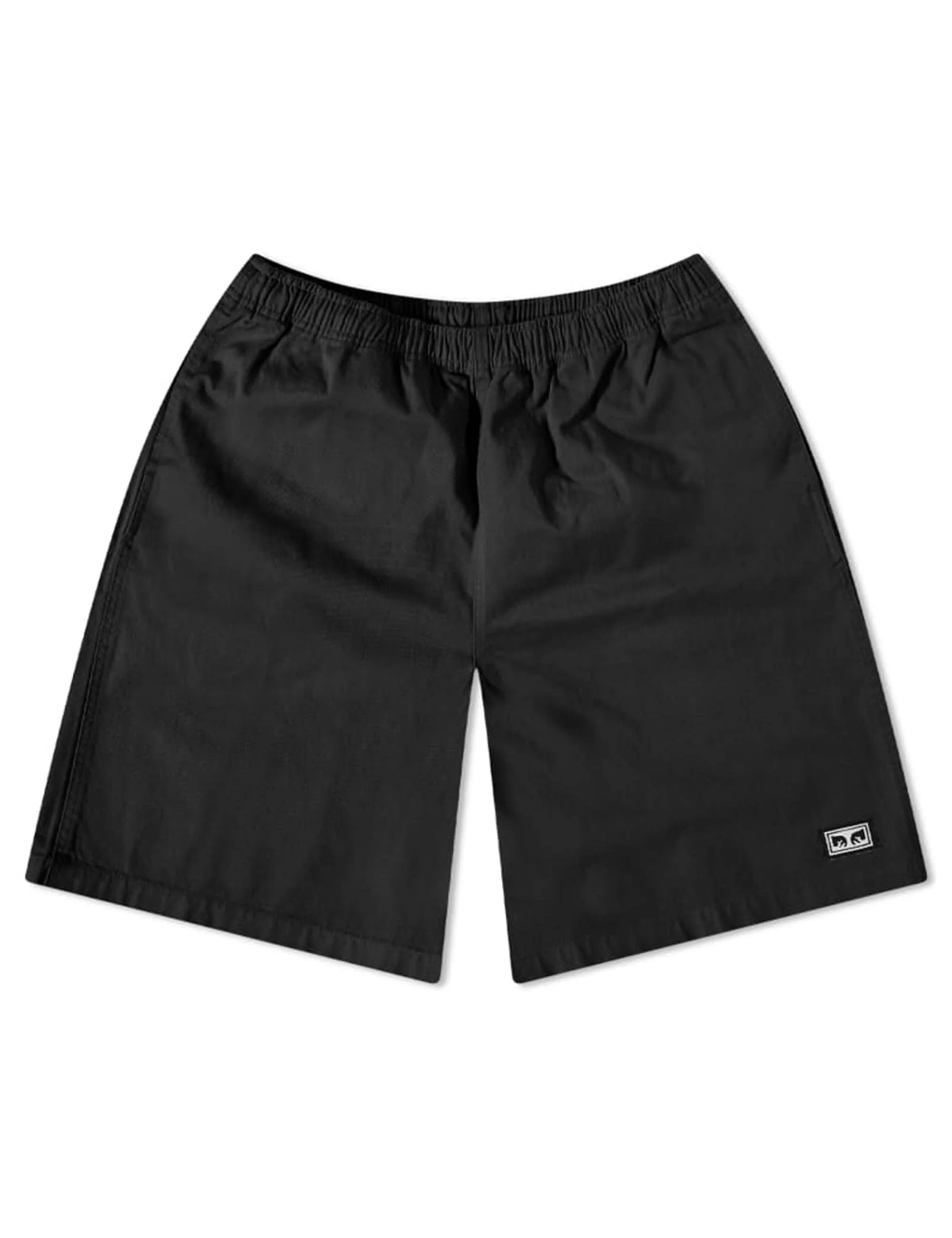 Easy Relaxed Twill Shorts - Black