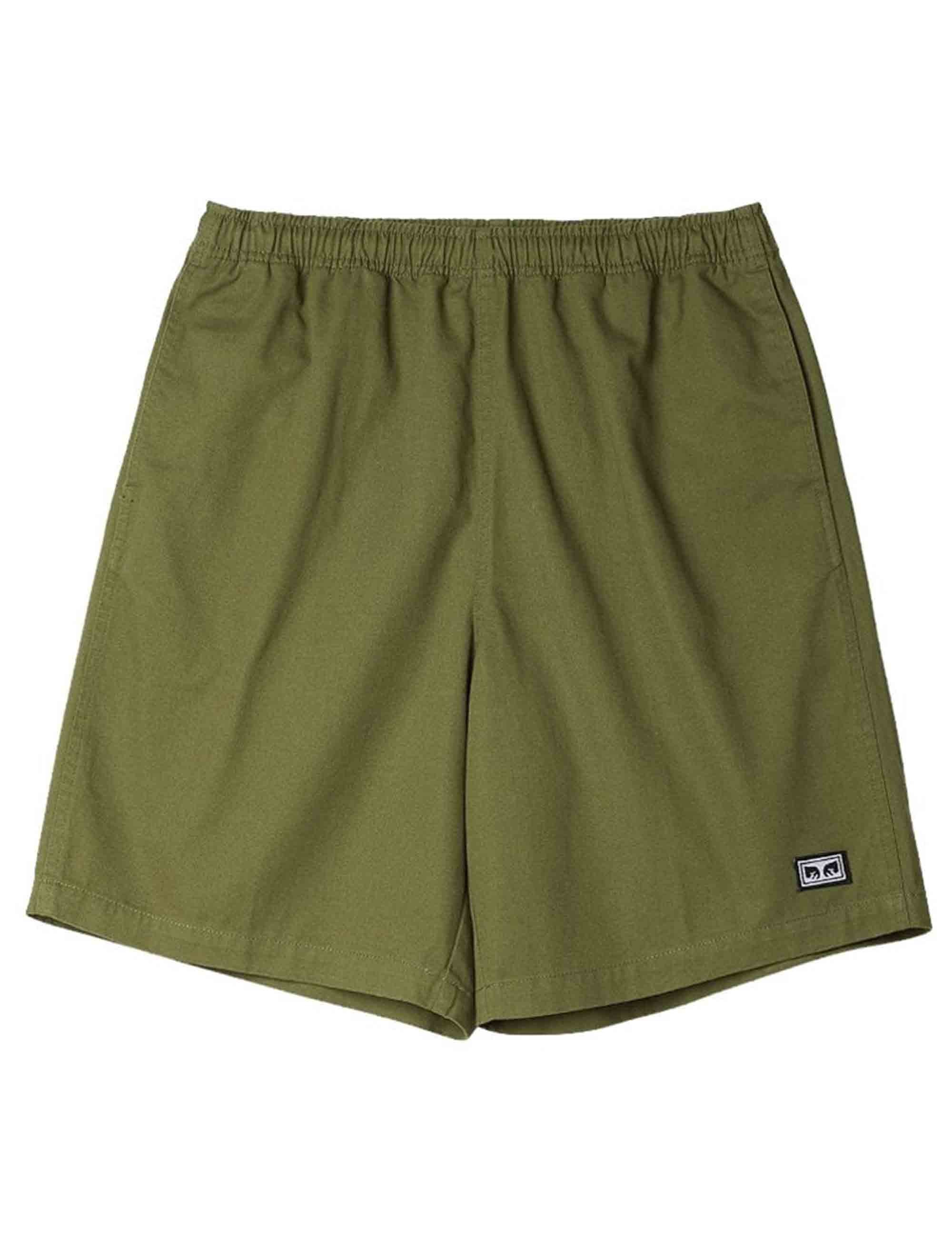 Easy Relaxed Twill Shorts - Field Green