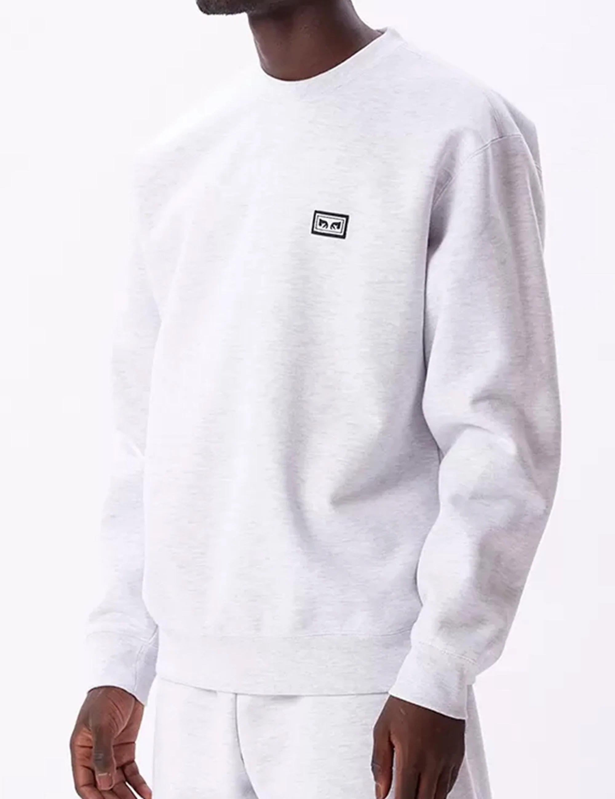 Established Works Eyes Crew Sweat - Ash Grey - Image 4
