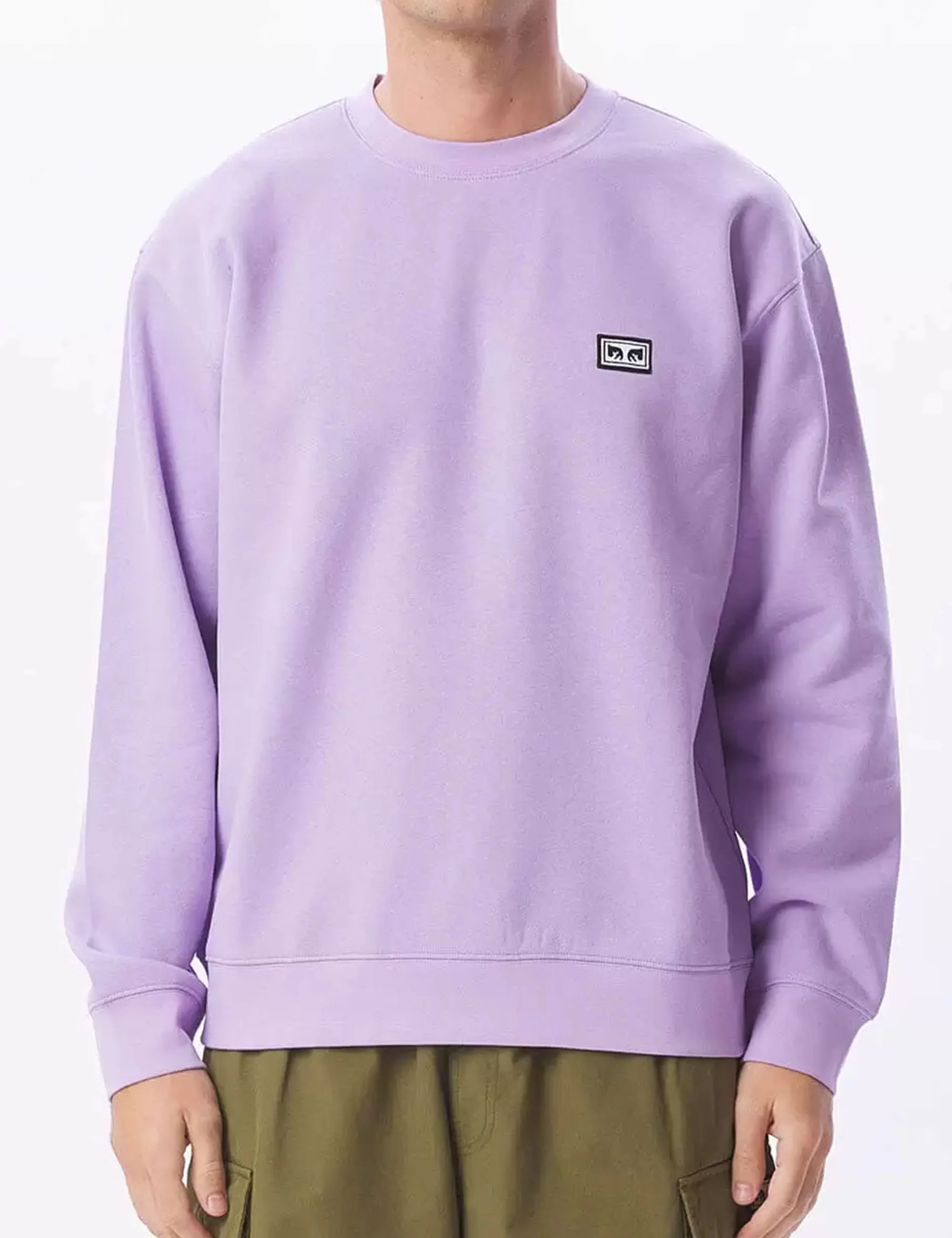 Established Works Eyes Crew Sweat - Digital Lavender - Image 3