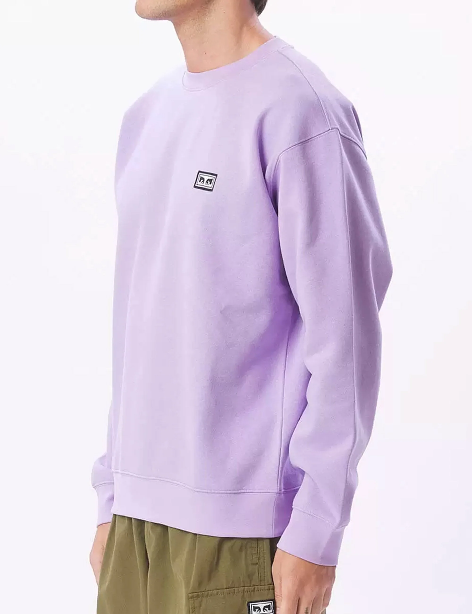 Established Works Eyes Crew Sweat - Digital Lavender - Image 4