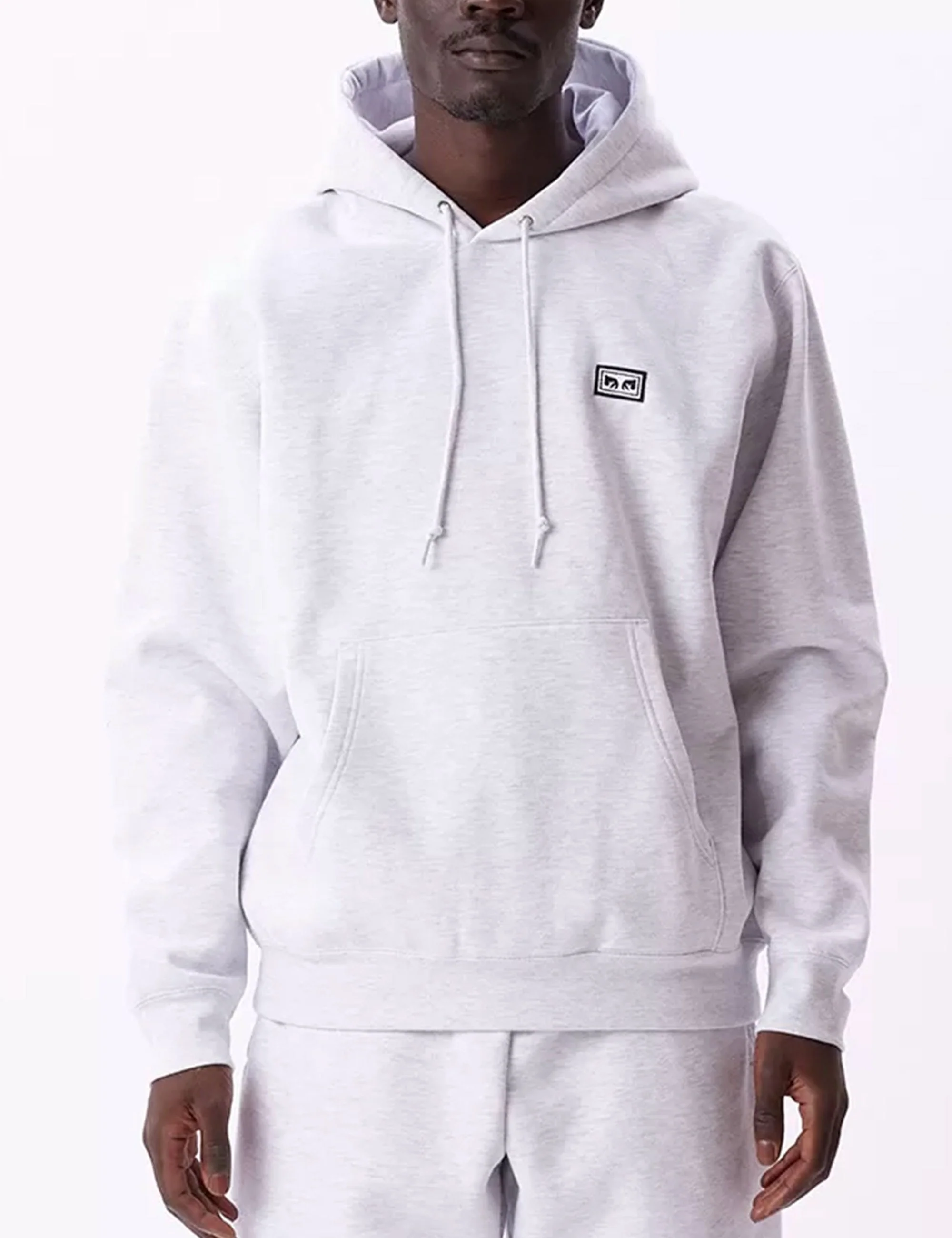 Established Works Eyes Hooded Sweat - Ash Heather - Image 3