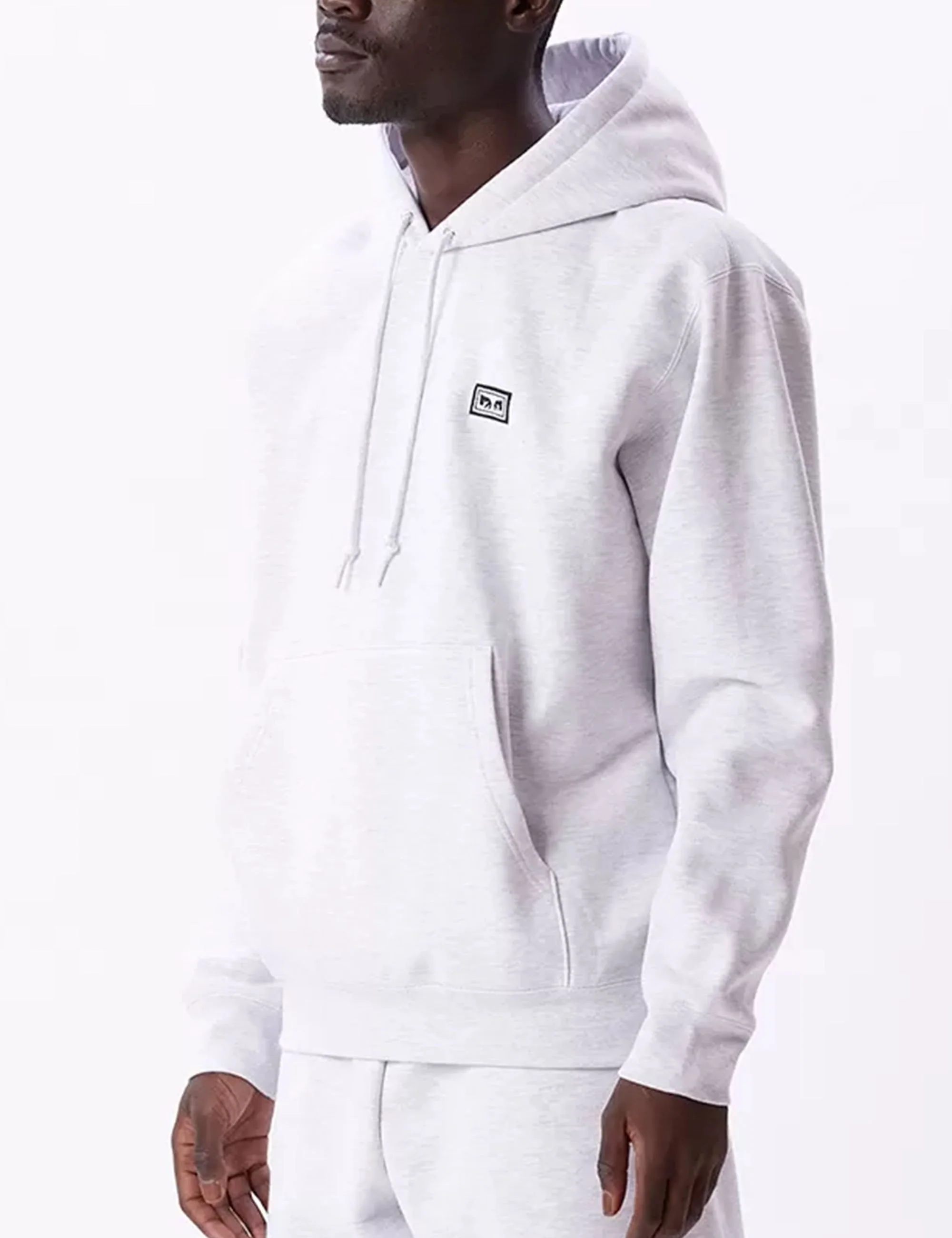Established Works Eyes Hooded Sweat - Ash Heather - Image 4