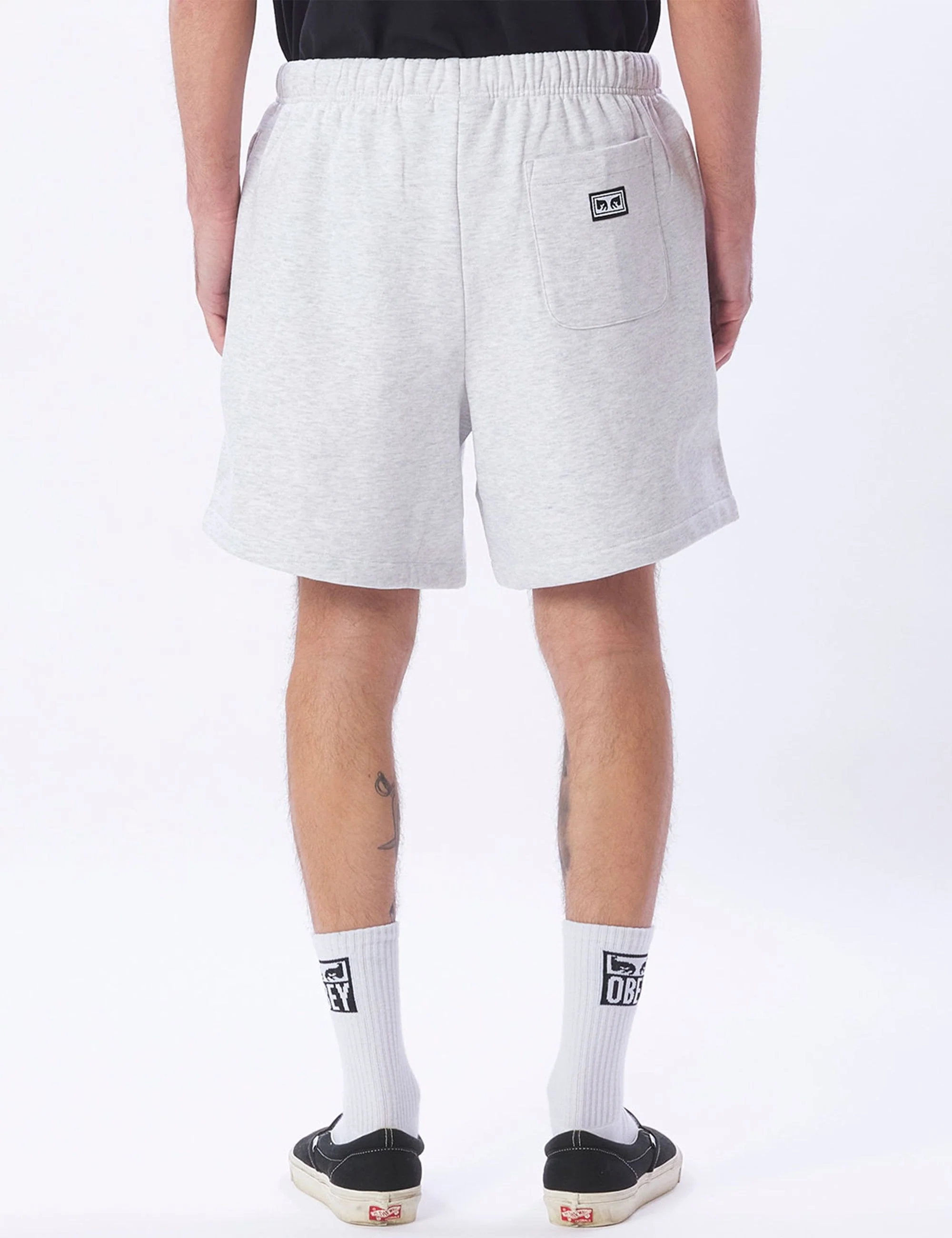 Established Works Eyes Sweat Short - Ash Grey - Image 2