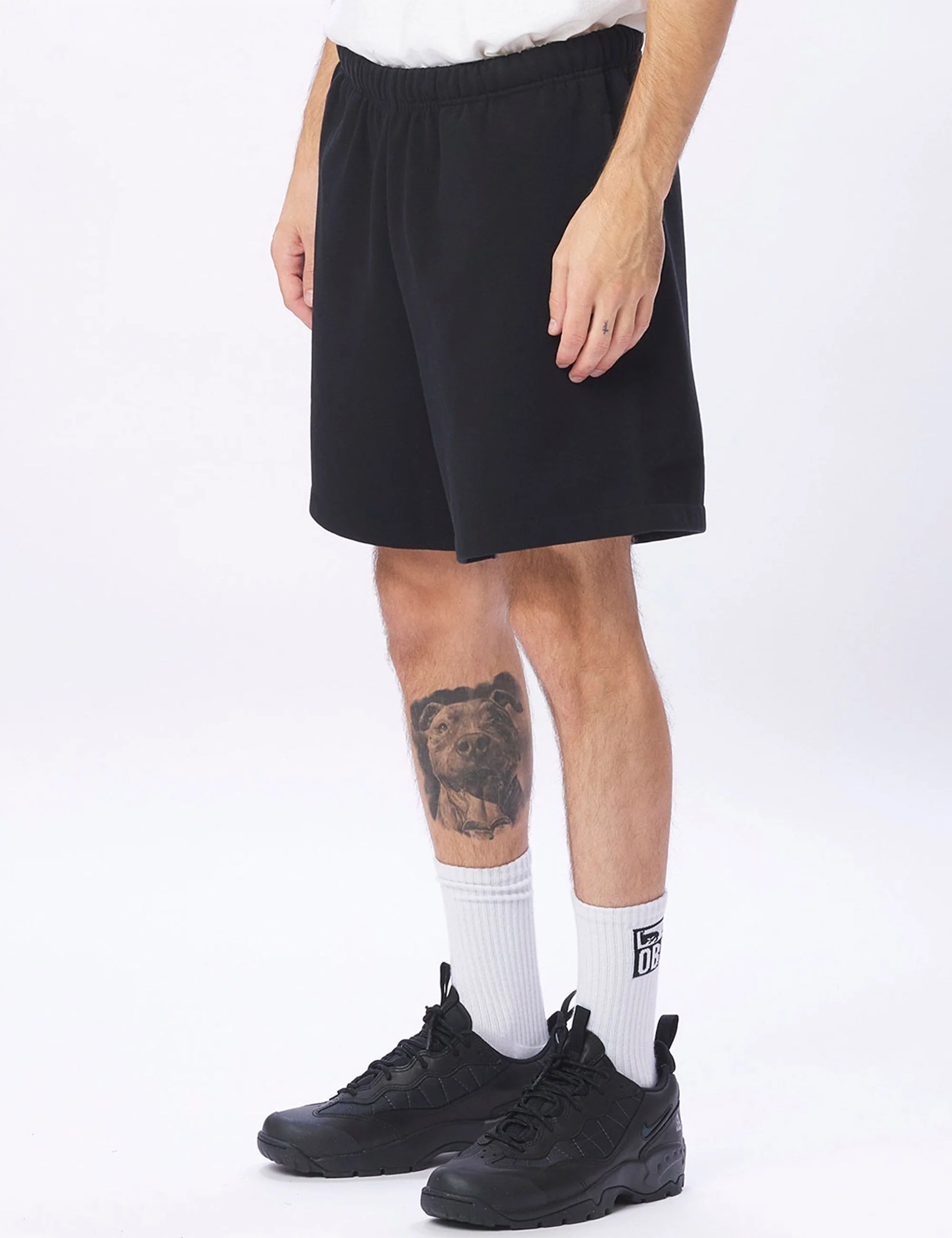 Established Works Eyes Sweat Shorts - Black - Image 3