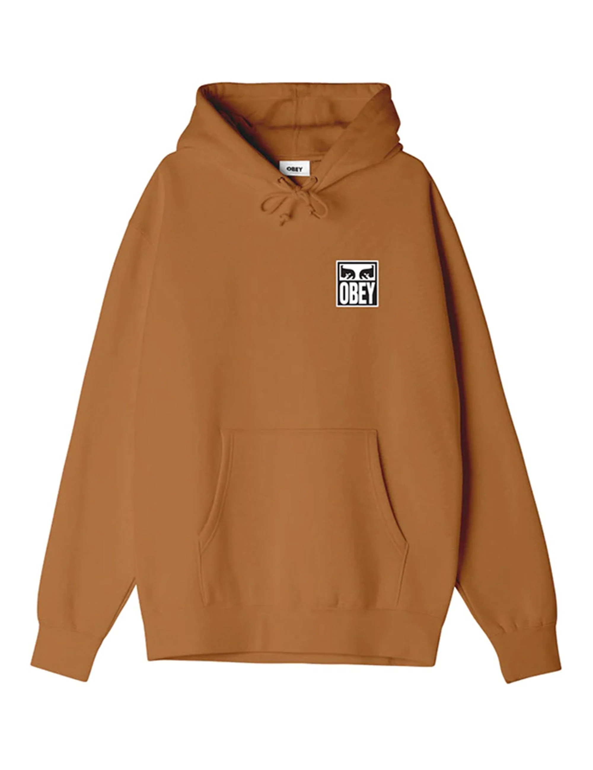Eyes Icon Hooded Sweat - Brown Sugar