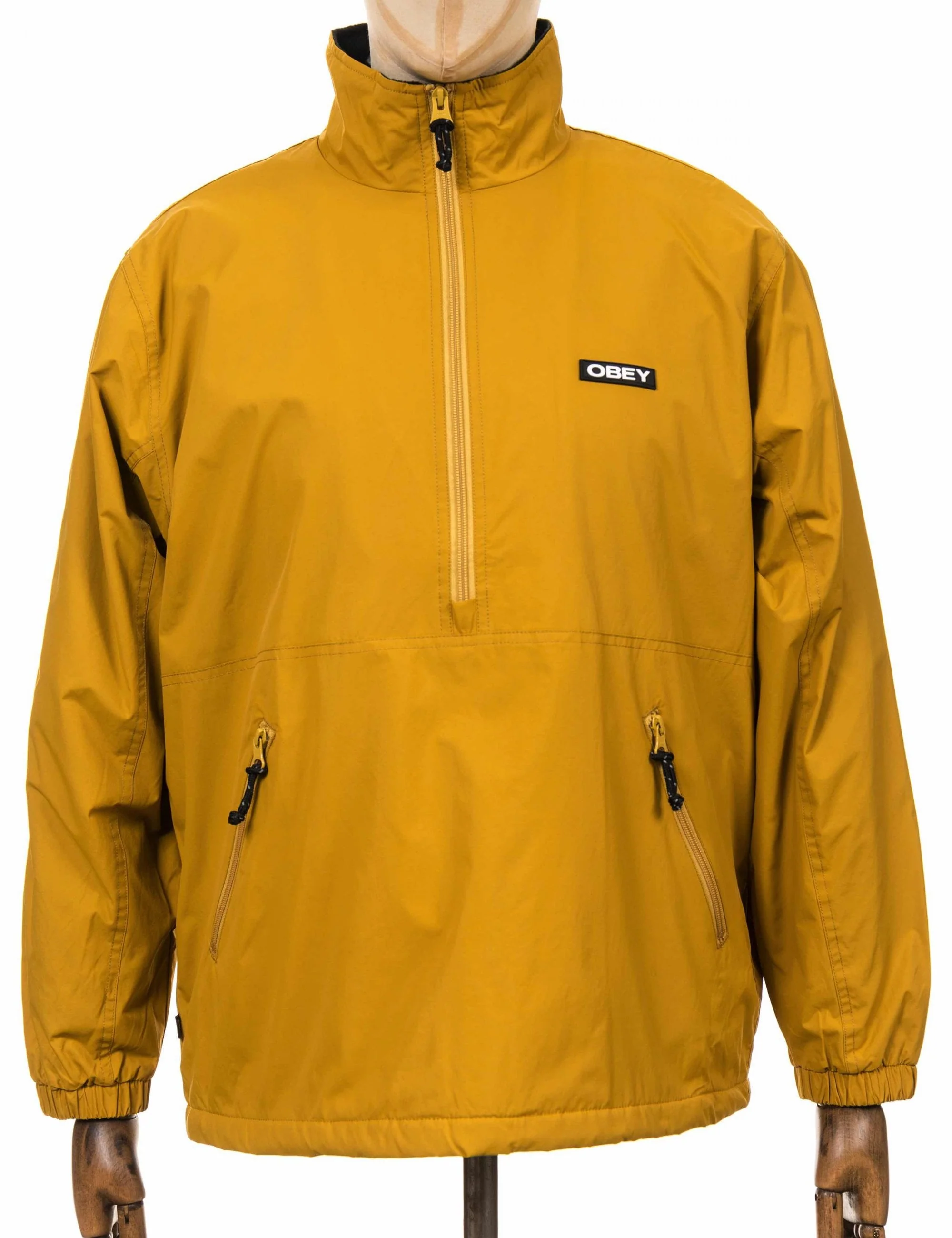 Hard Work Pullover Jacket - Yellow