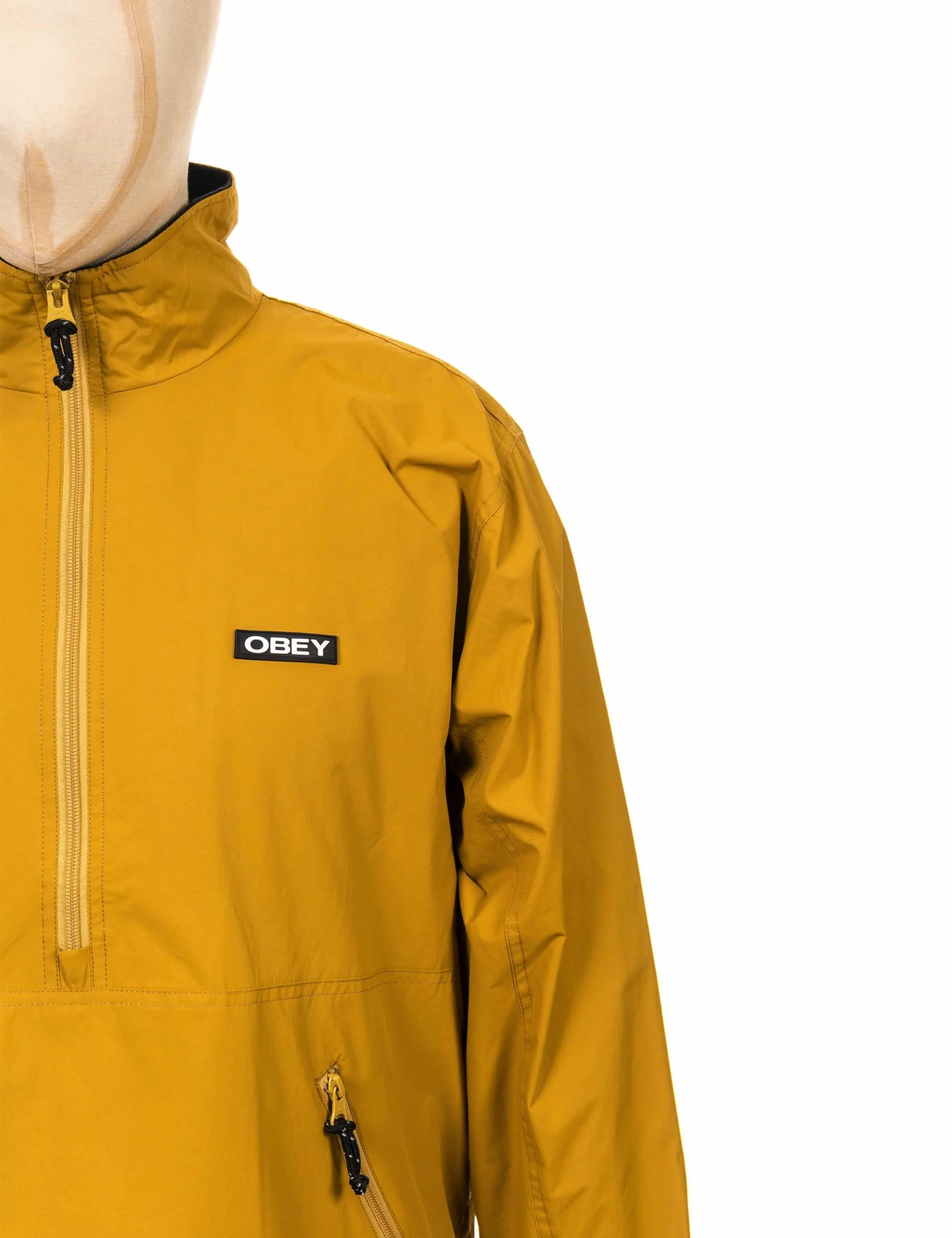 Hard Work Pullover Jacket - Yellow - Image 3