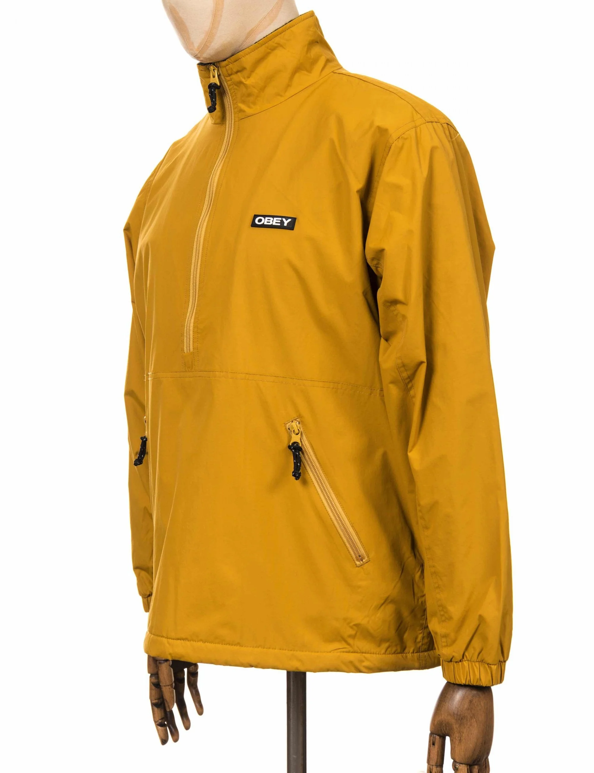 Hard Work Pullover Jacket - Yellow - Image 4