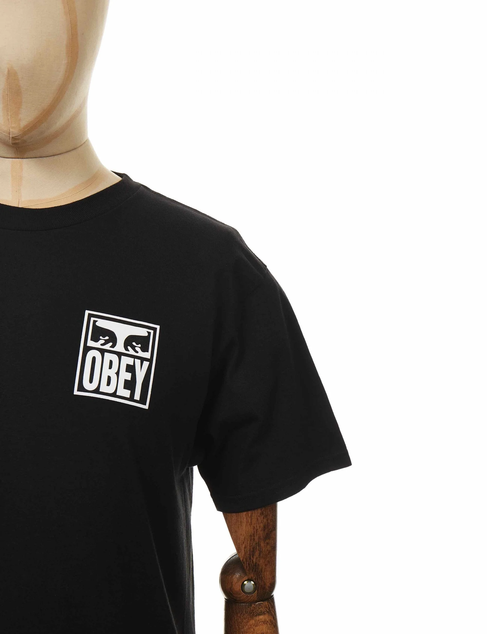 Obey Eyes Icon 2 T-Shirt - Black - Image 2