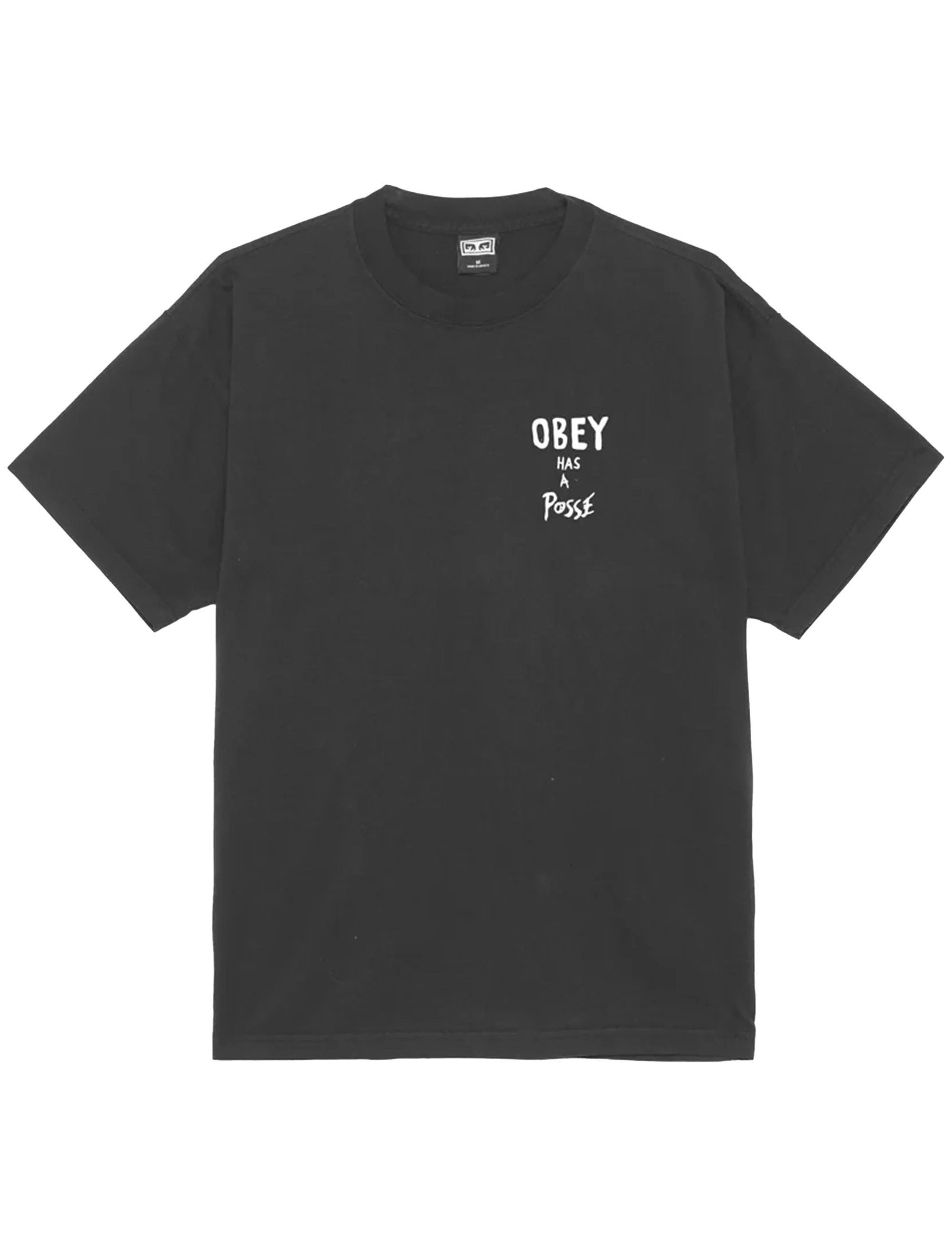 Obey Has A Posse Heavyweight T-Shirt - Vintage Black - Image 2