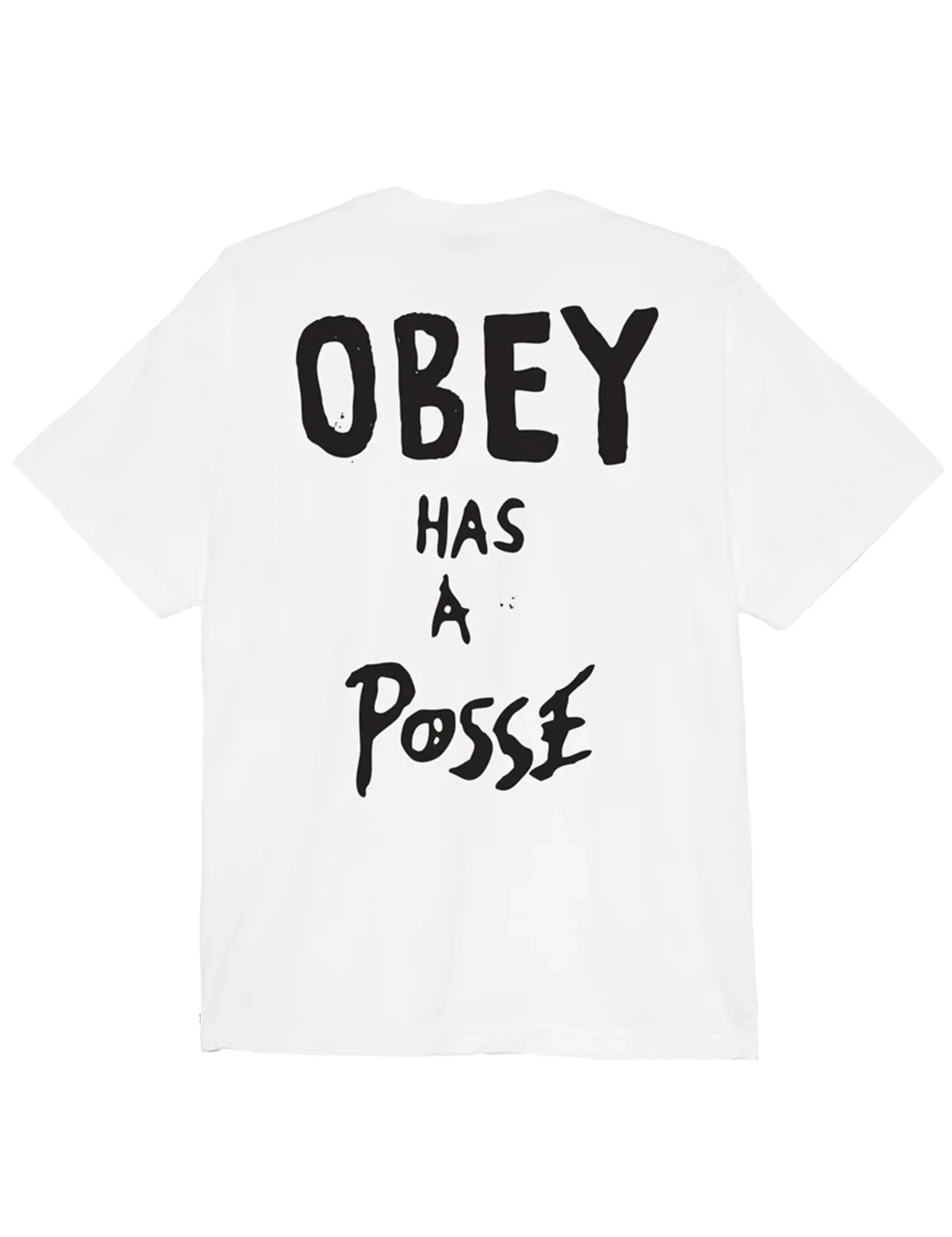 Obey Has A Posse Heavyweight T-Shirt - White