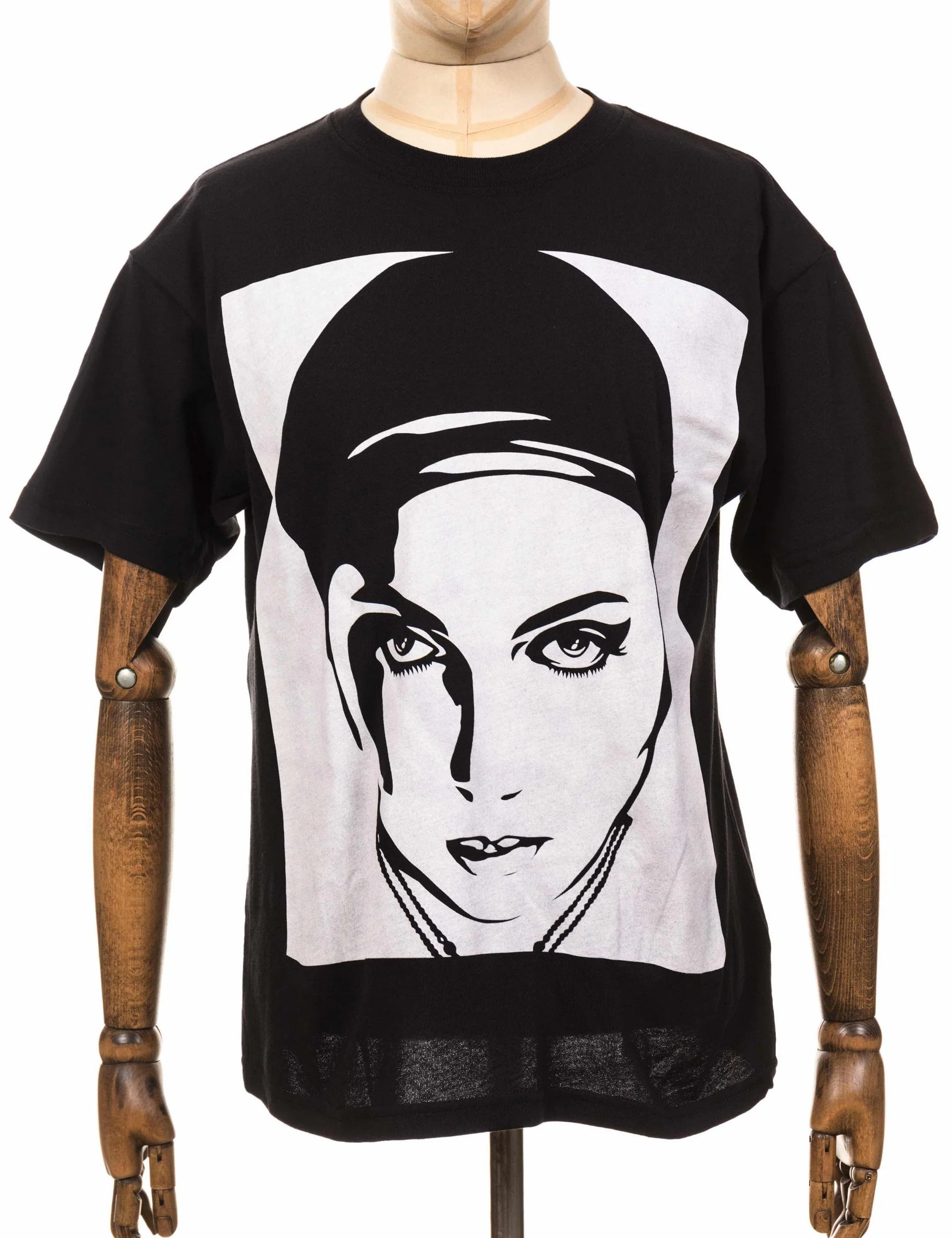 Oil Lotus Woman 2 Superior T-Shirt - Black