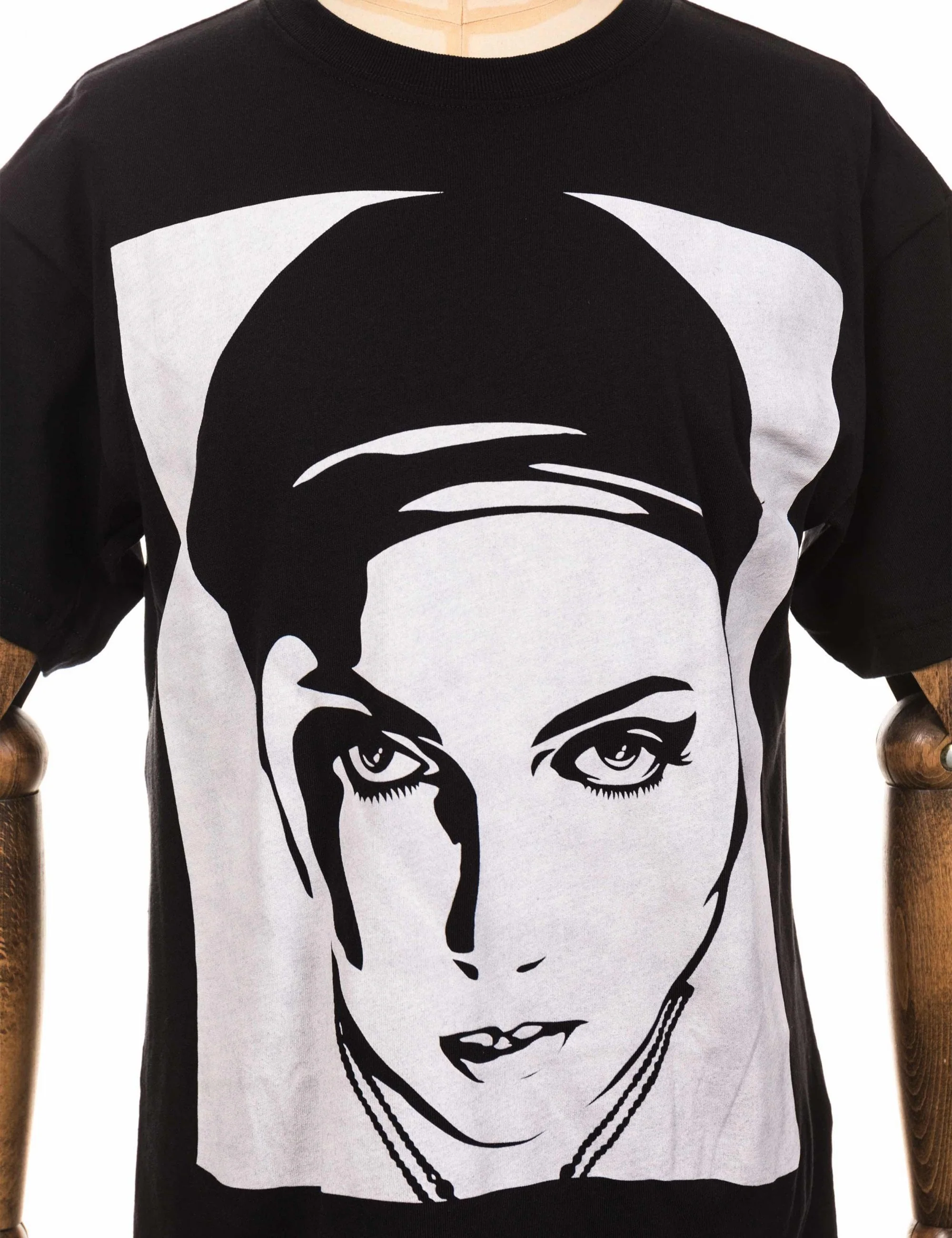 Oil Lotus Woman 2 Superior T-Shirt - Black - Image 3