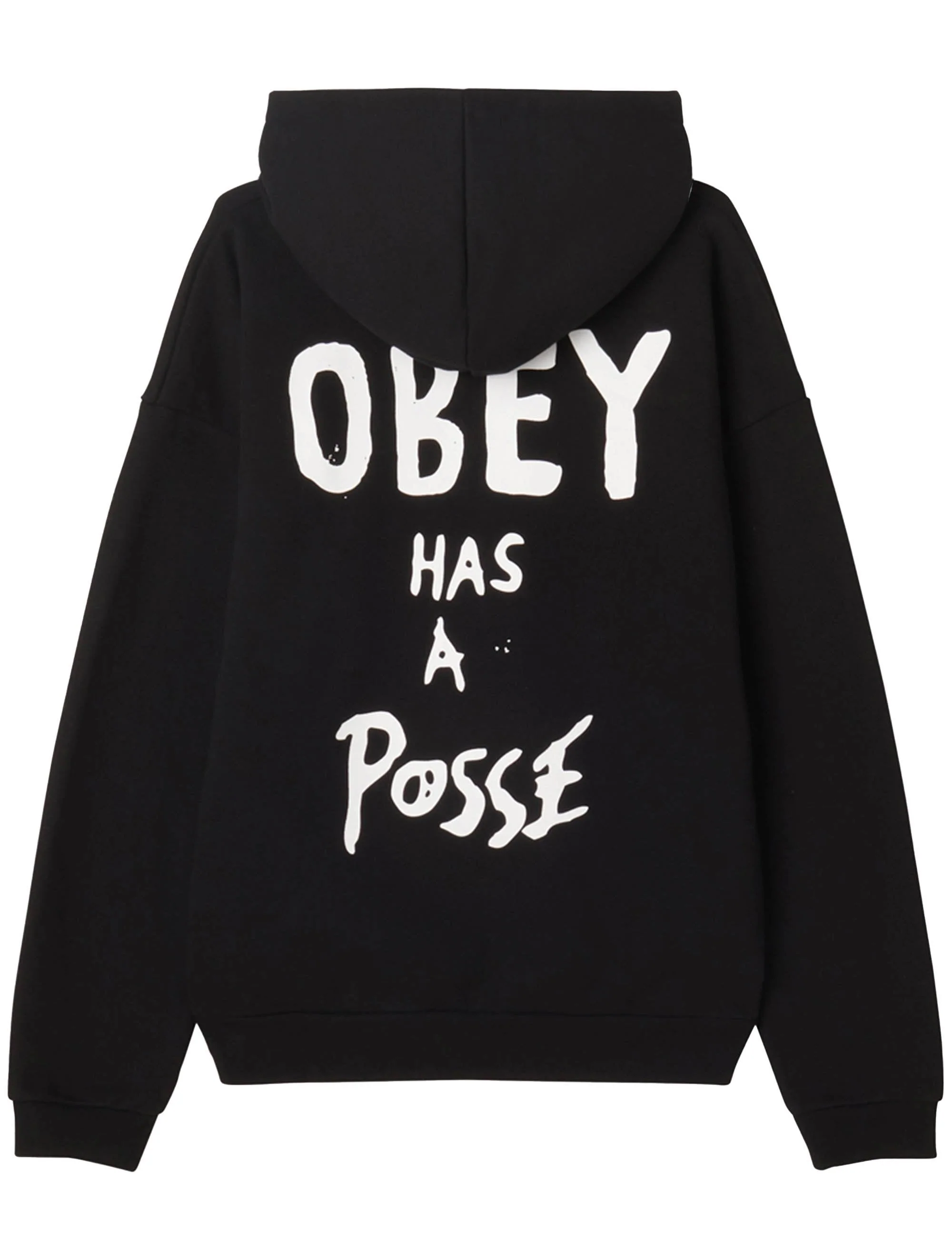 Posse Extra Heavy Hooded Sweat - Black