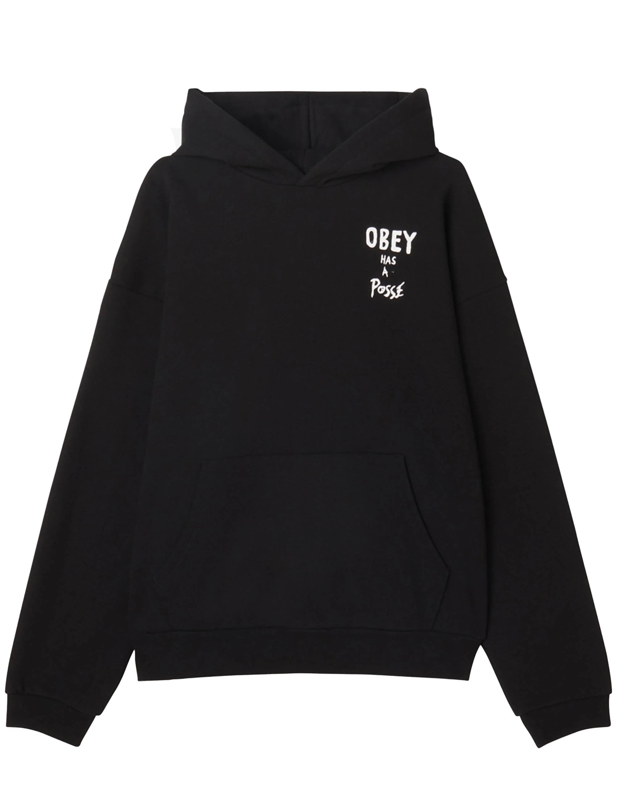 Posse Extra Heavy Hooded Sweat - Black - Image 2