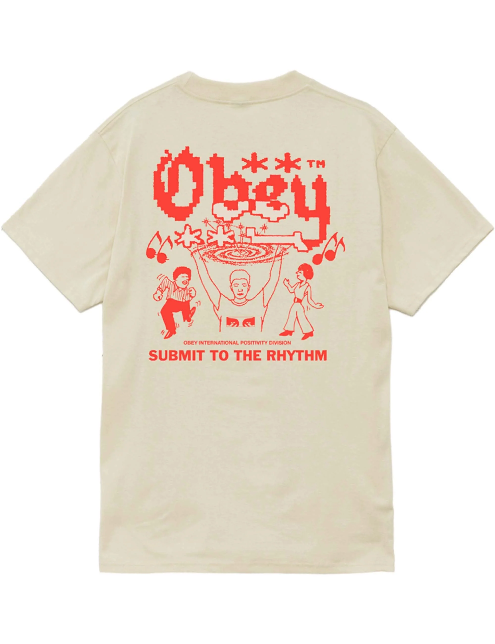 Submit to Rhythm T-Shirt - Cream