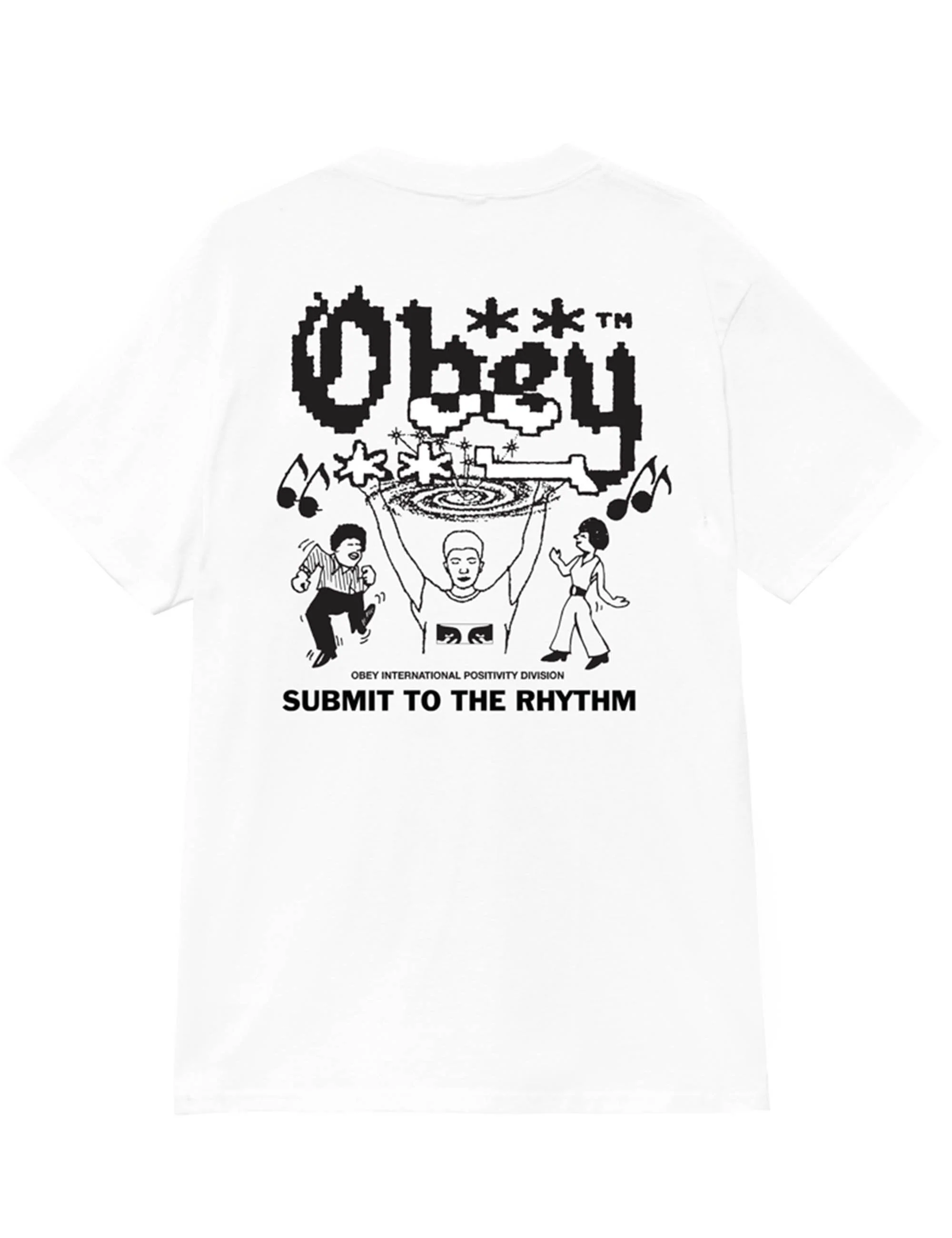 Submit to Rhythm T-Shirt - White
