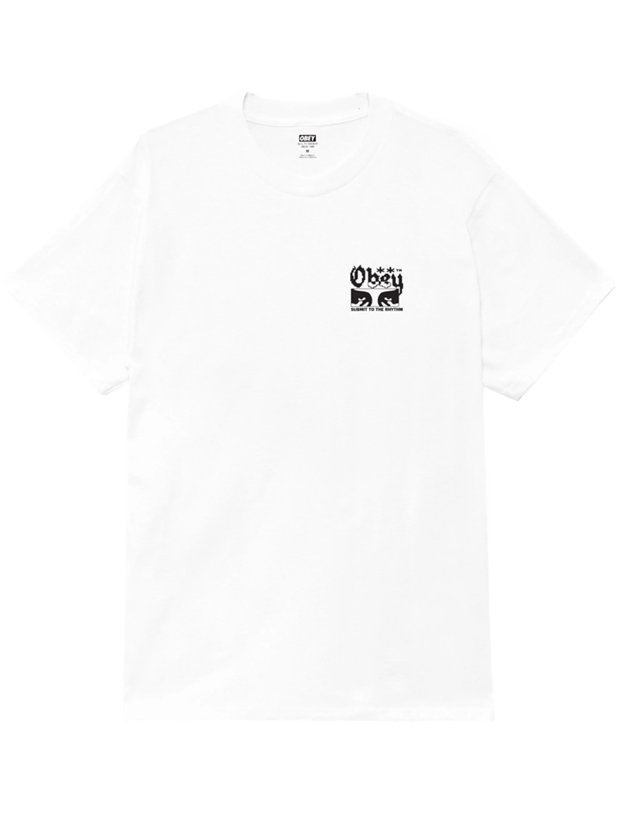 Submit to Rhythm T-Shirt - White - Image 2