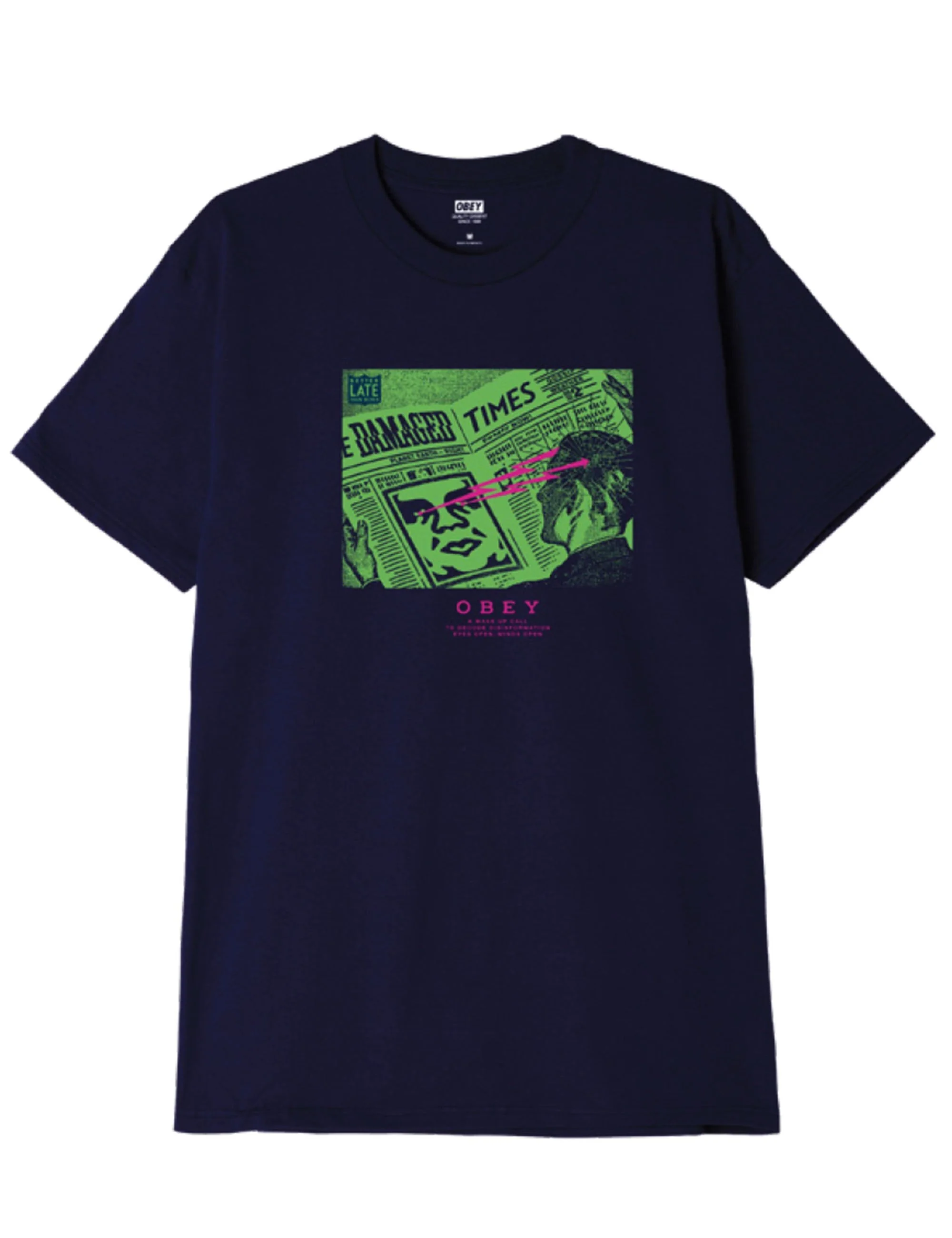 Wake Up Call Classic T-Shirt - Navy
