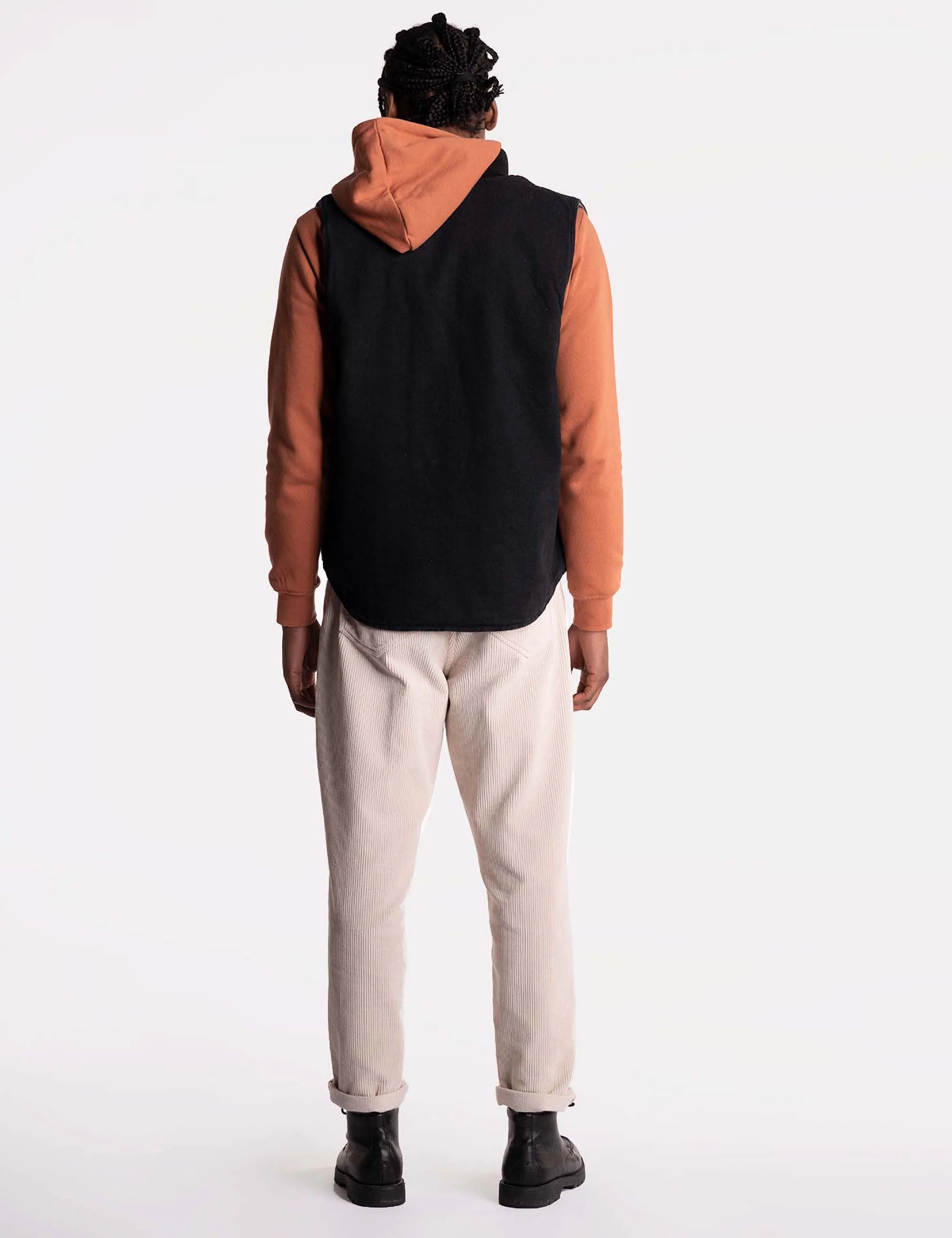Niro Denim Vest - Black Denim - Image 4