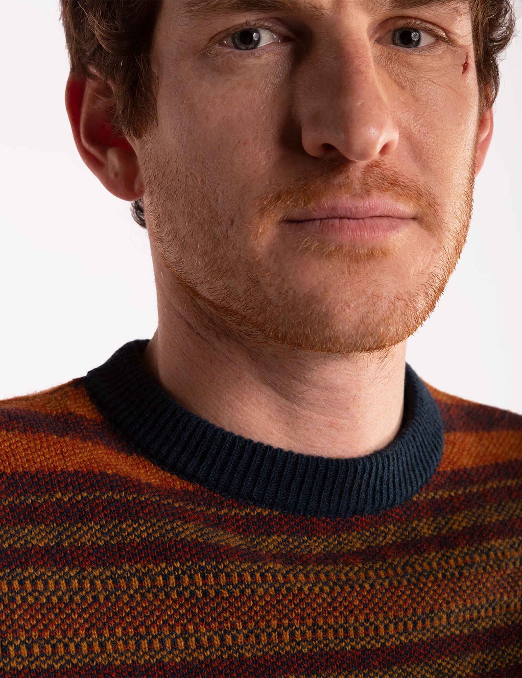 Shift Knit Sweater - Brick - Image 3