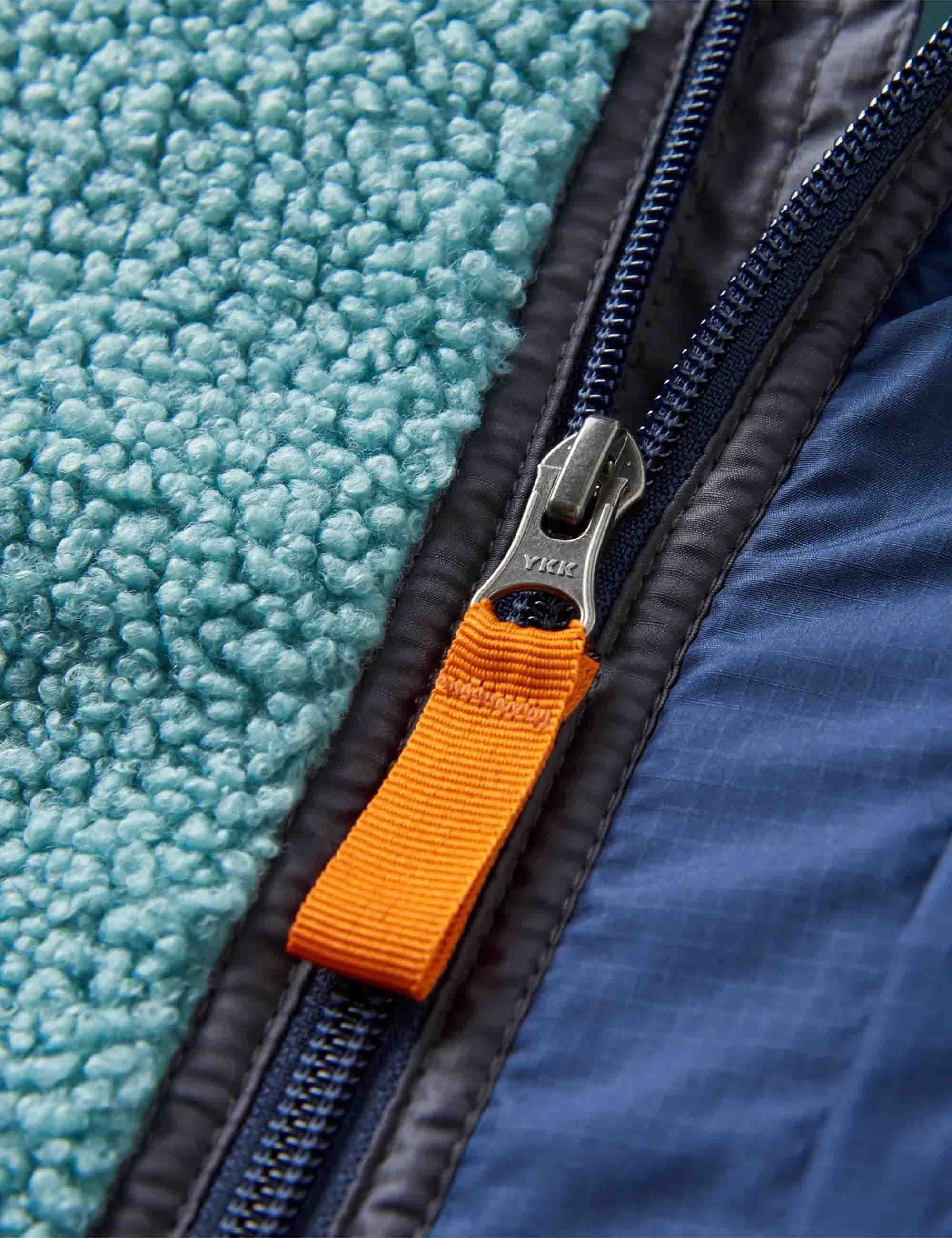Born Explorer Lined Fleece Jacket - Arctic/Charcoal - Image 4