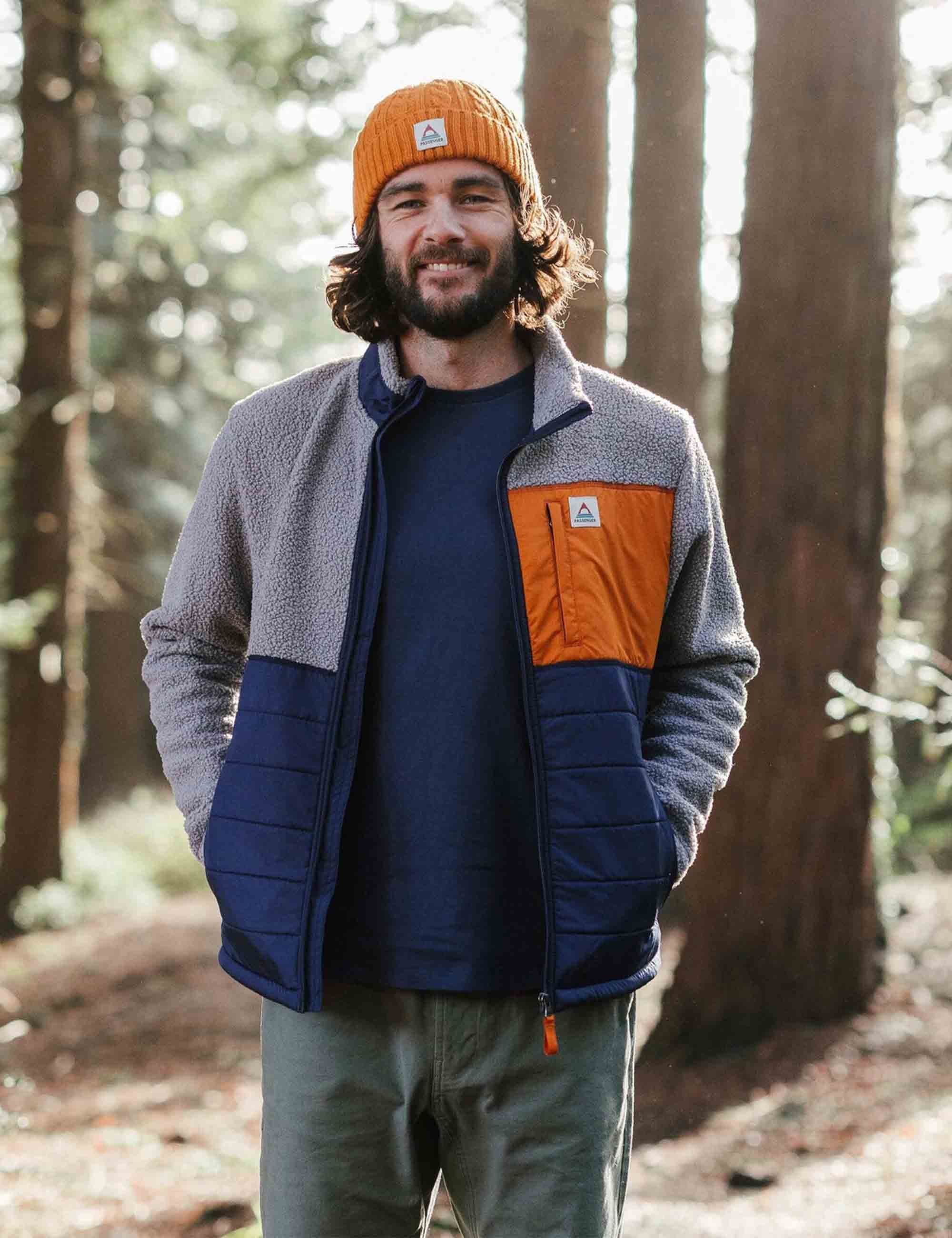 Born Explorer Lined Fleece Jacket - Steel Grey - Image 2