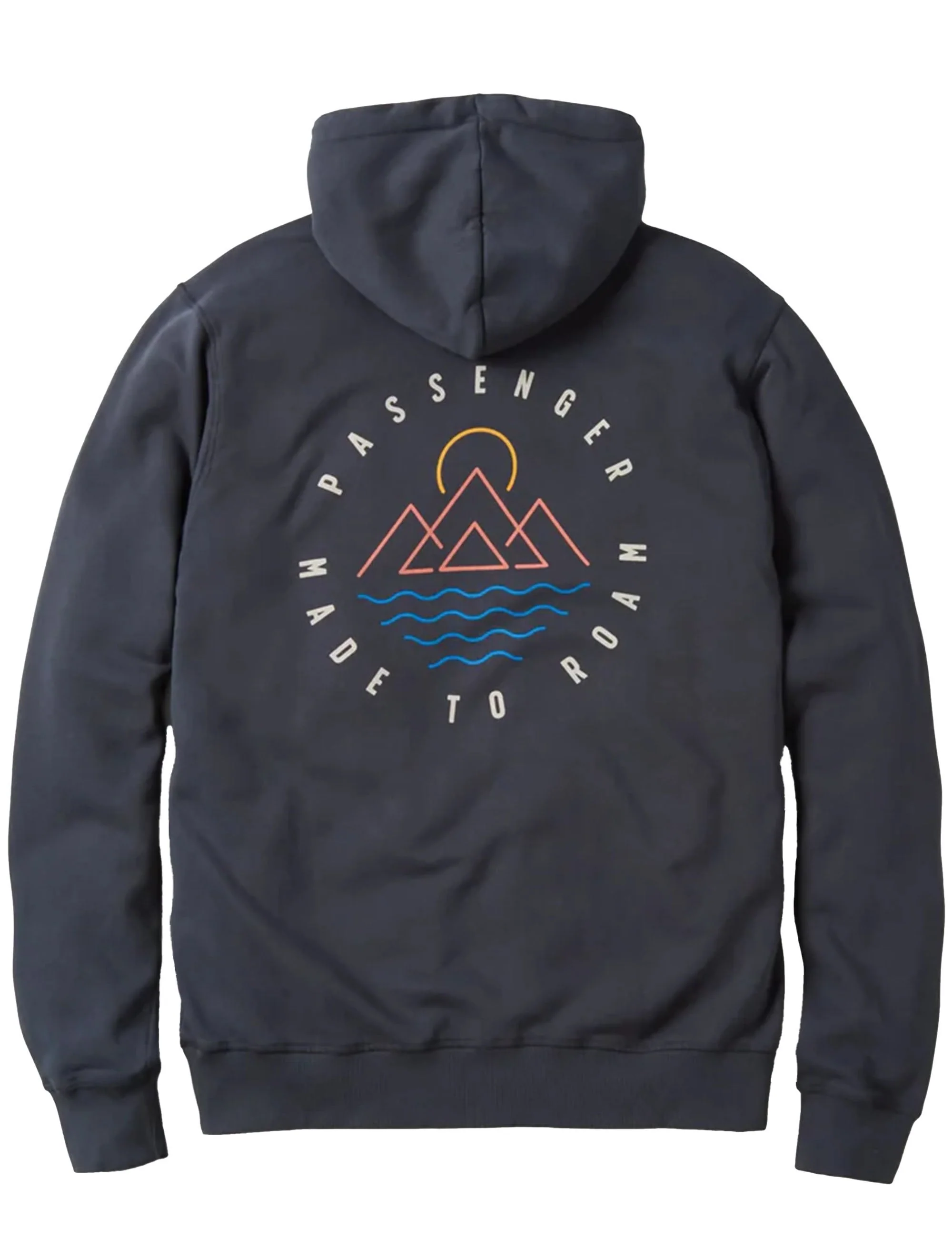 Escapism Recycled Cotton Hooded Sweat - Black