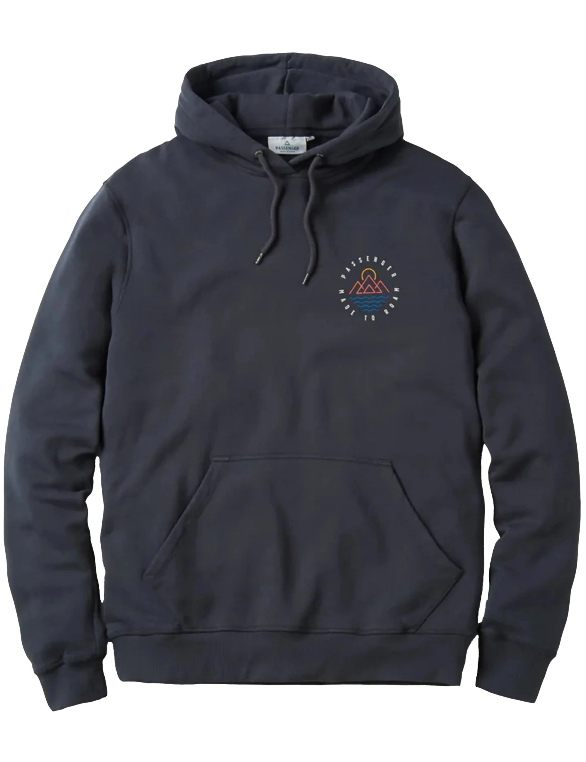 Escapism Recycled Cotton Hooded Sweat - Black - Image 2