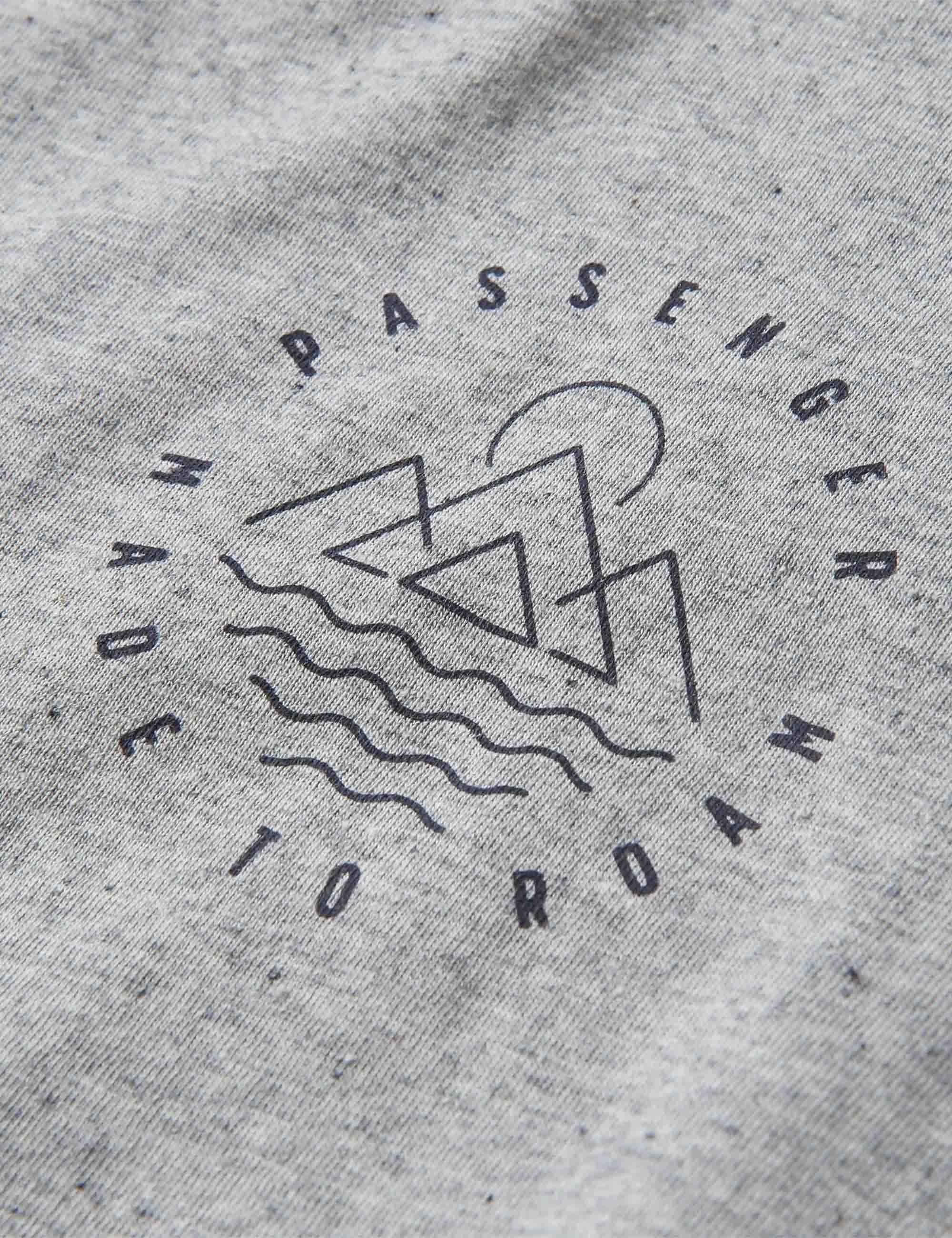 Escapism Recycled Cotton T-Shirt - Grey Marl - Image 5