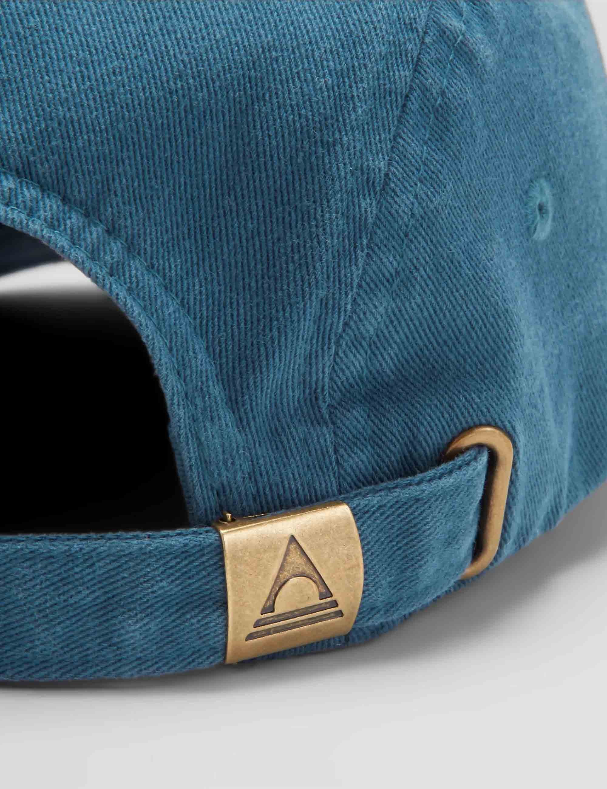 Fixie Recycled 5 Panel Cap - Tidal Blue - Image 5