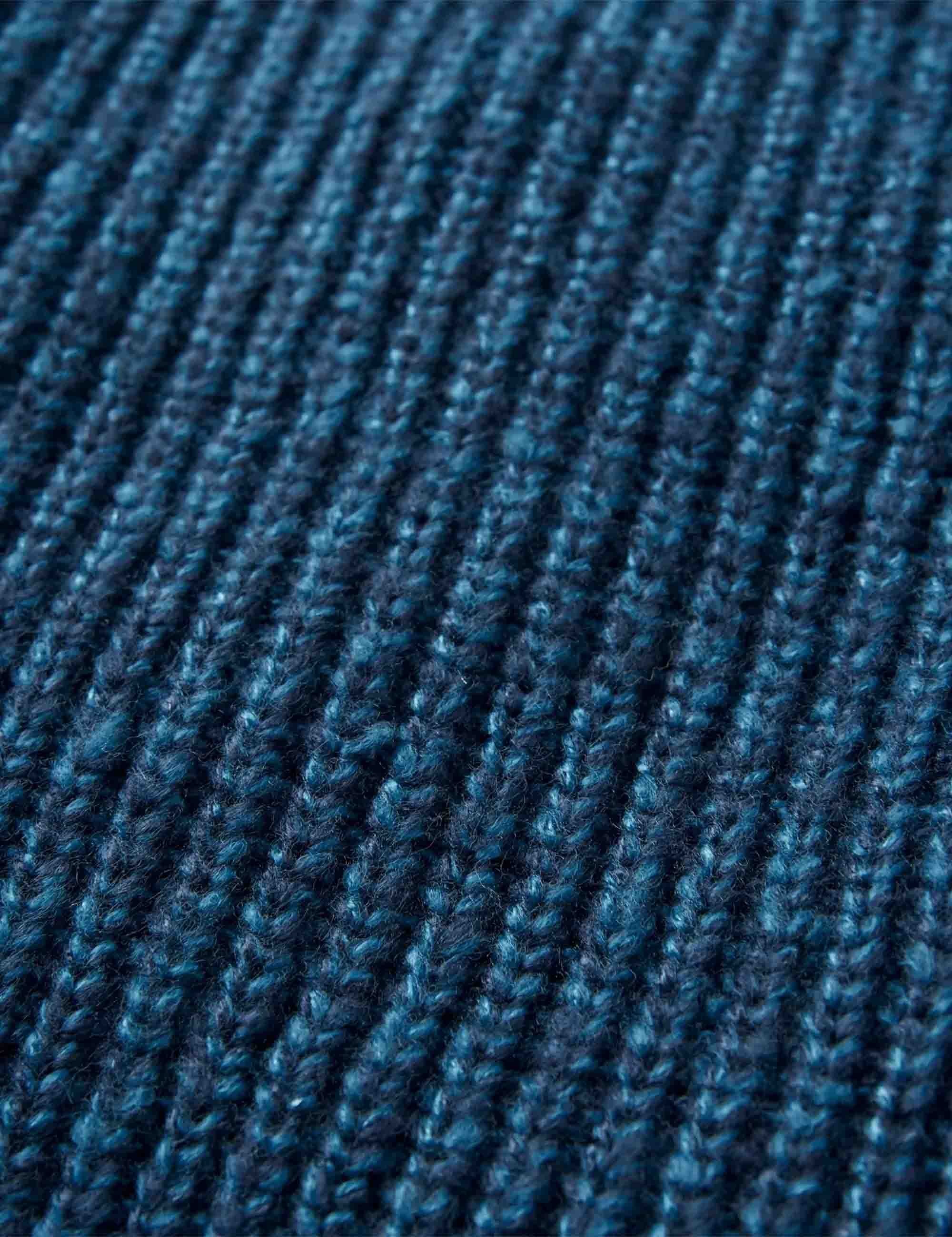Fog Recycled Knitted Jumper - Rich Navy - Image 6