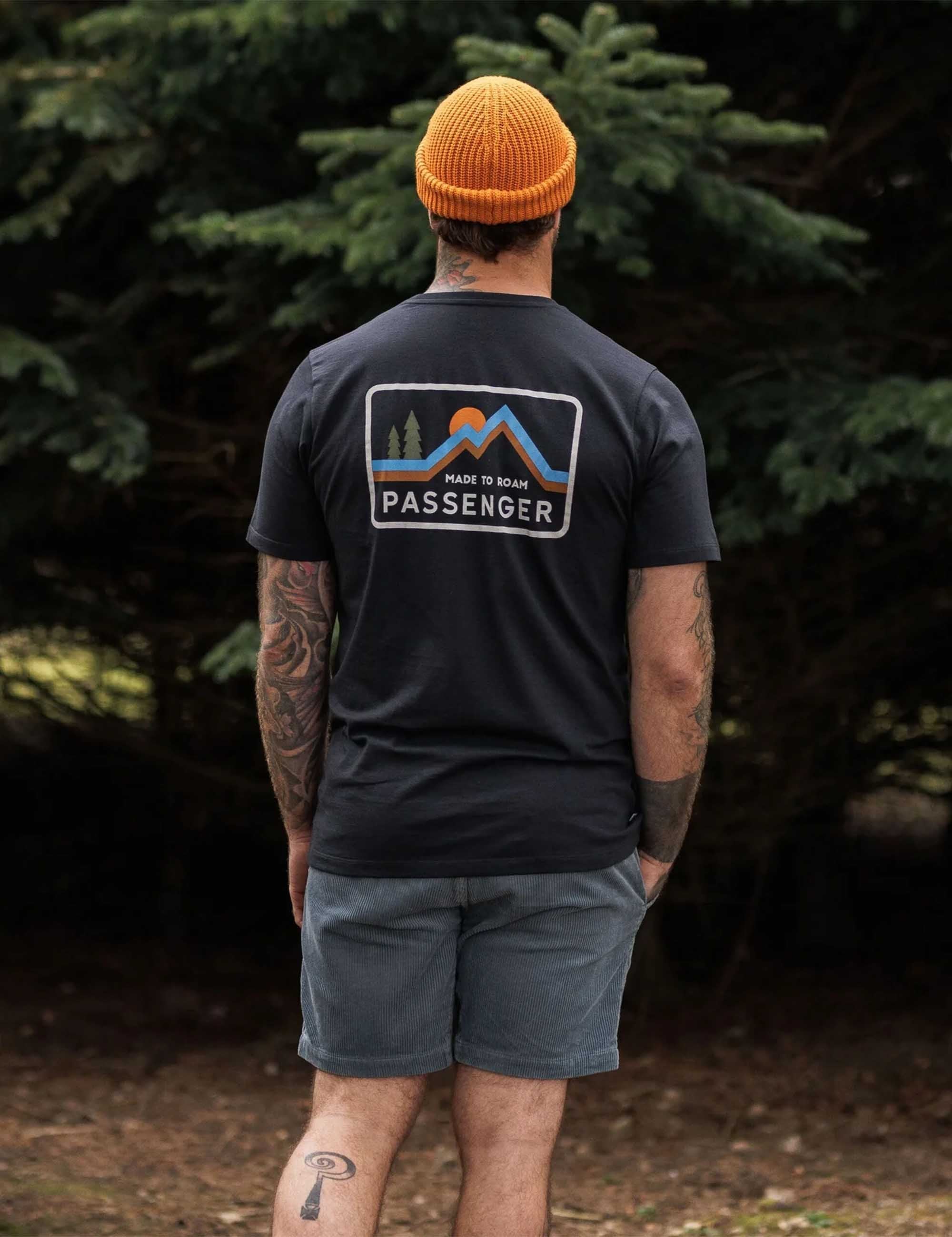 Made To Roam Recycled Cotton T-Shirt - Black - Image 2