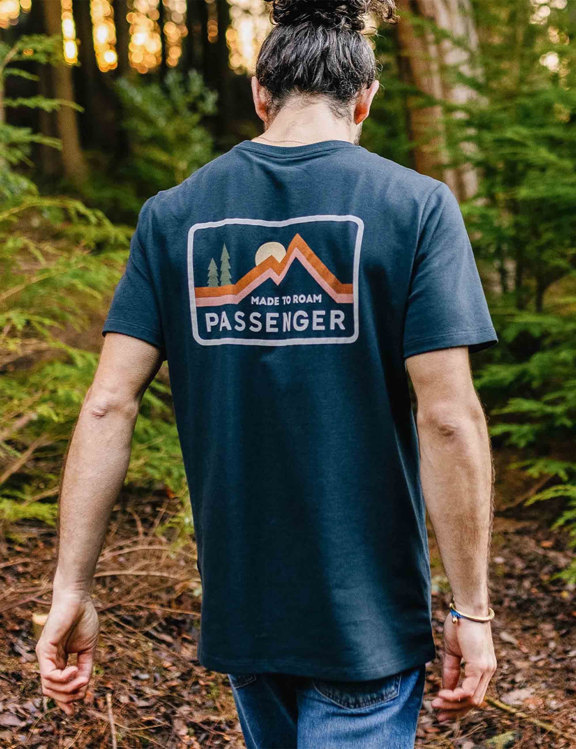 Made To Roam Recycled Cotton T-Shirt - Deep Navy - Image 3