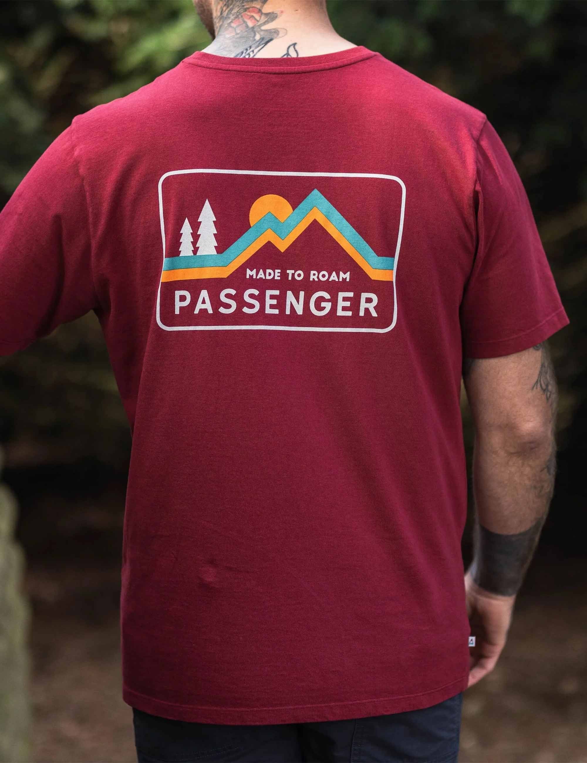 Made To Roam Recycled Cotton T-Shirt - Forest Berry - Image 4
