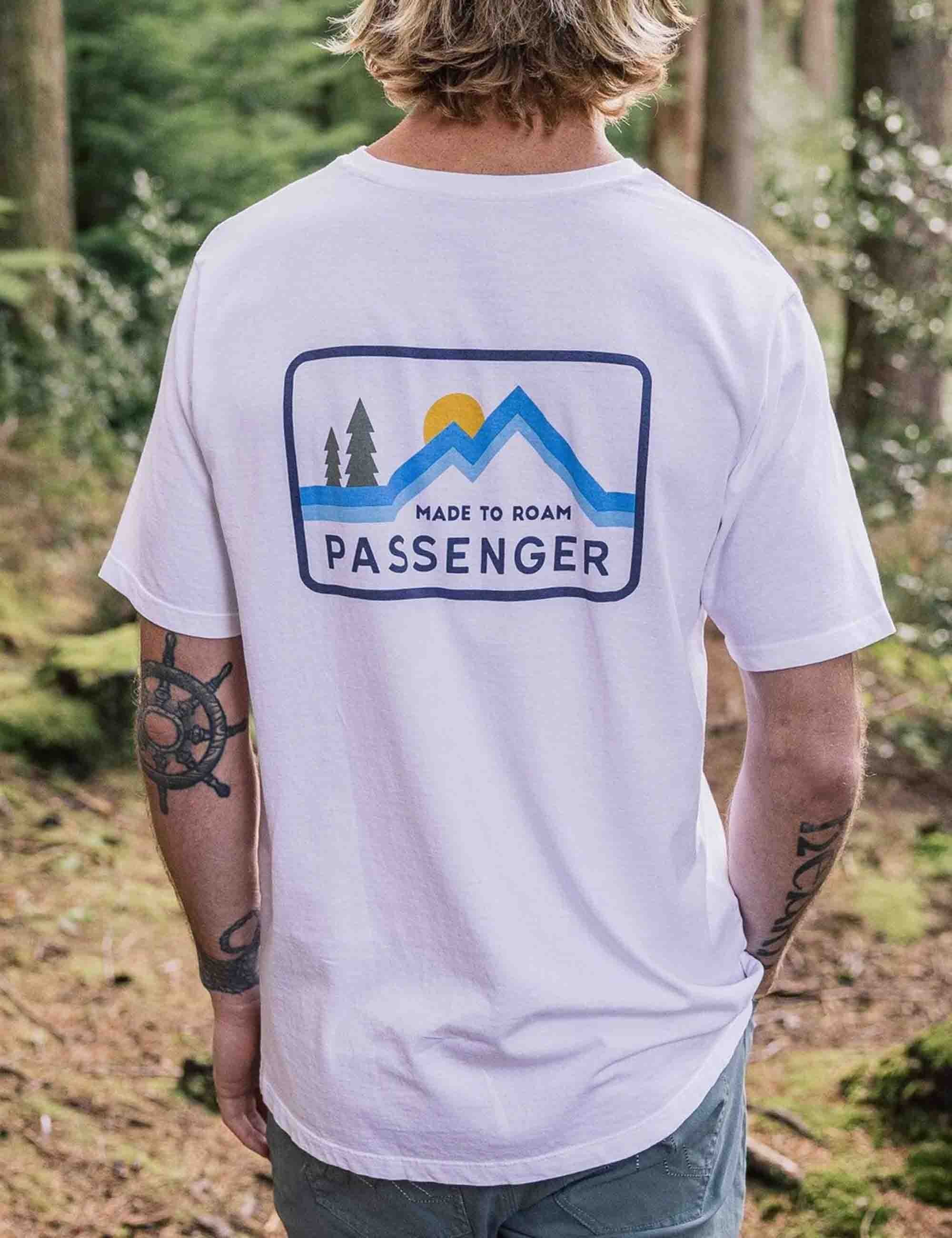 Made To Roam Recycled Cotton T-Shirt - White - Image 3