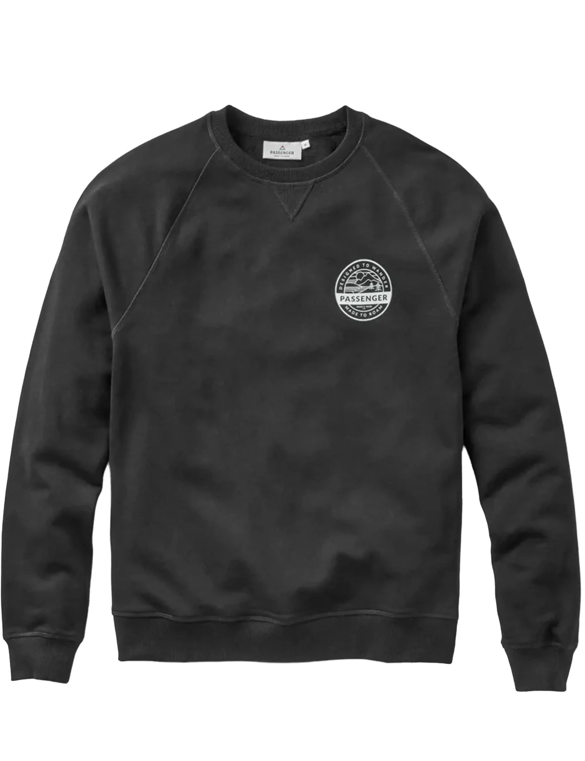Odyssey Recycled Cotton Crew Sweat - Black