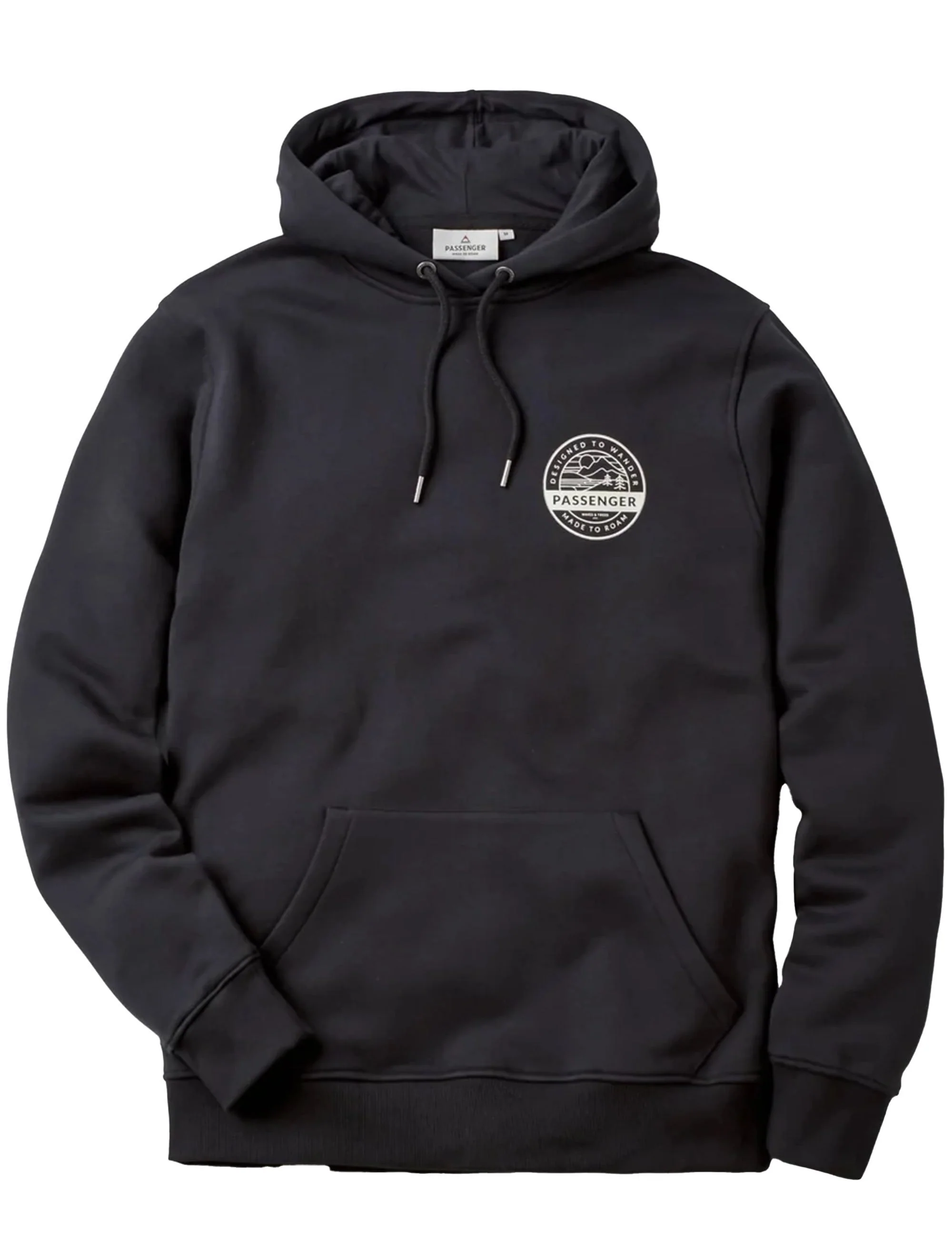 Odyssey Recycled Cotton Hooded Sweat - Black