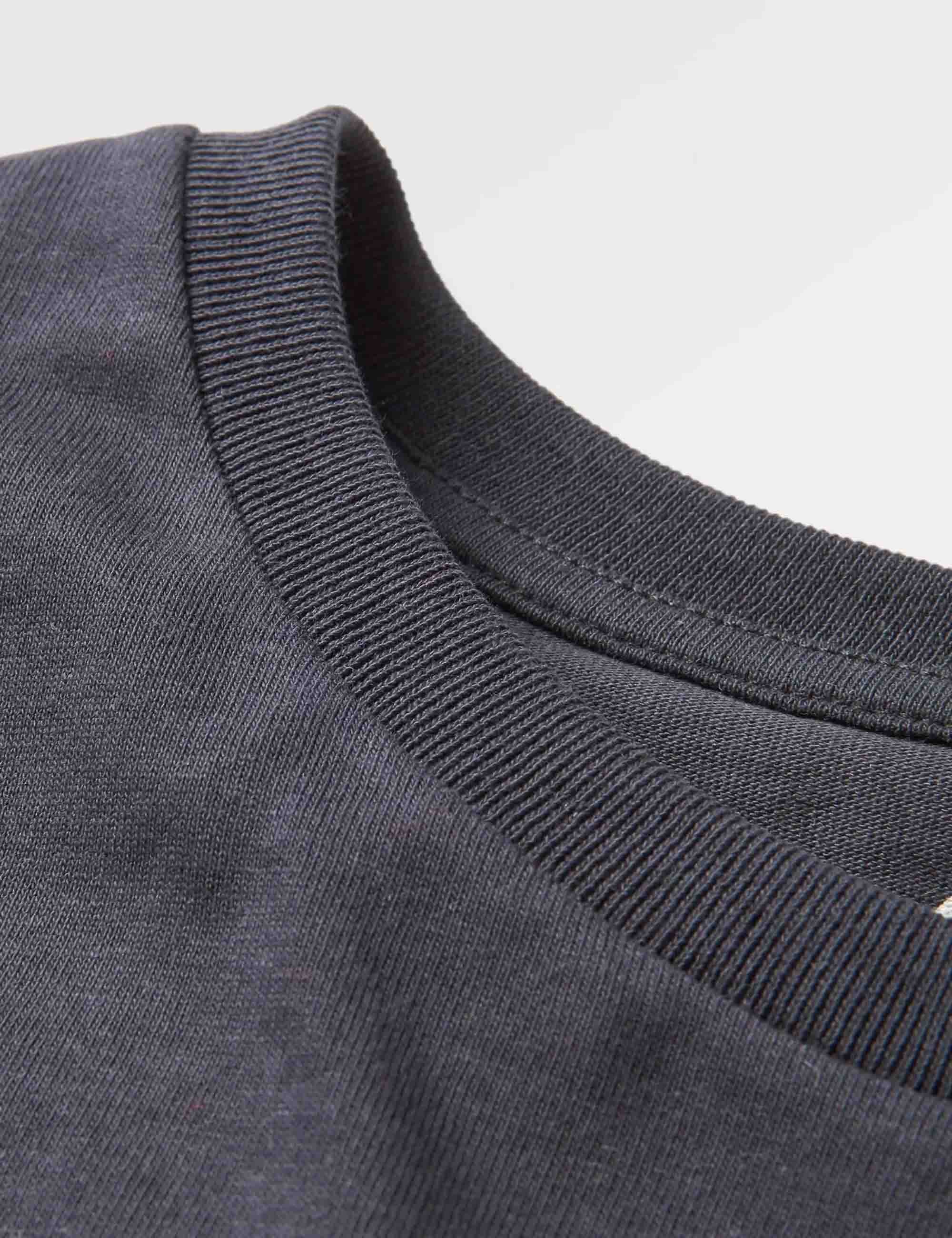 Odyssey Recycled Cotton T-Shirt - Black - Image 3