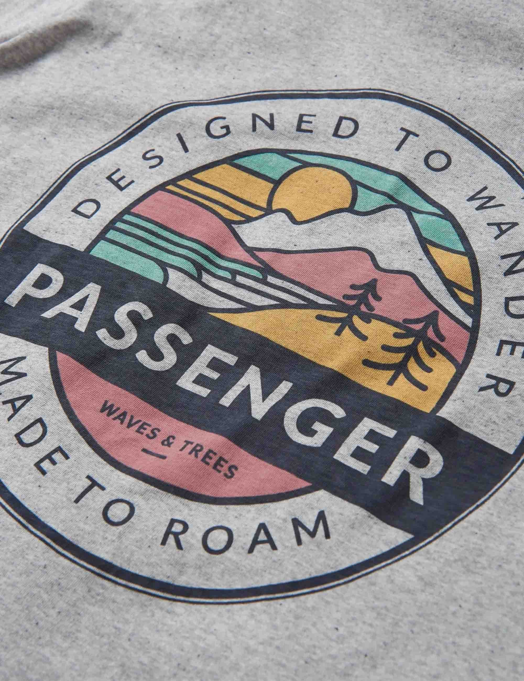 Odyssey Recycled Cotton T-Shirt - Grey Marl - Image 7