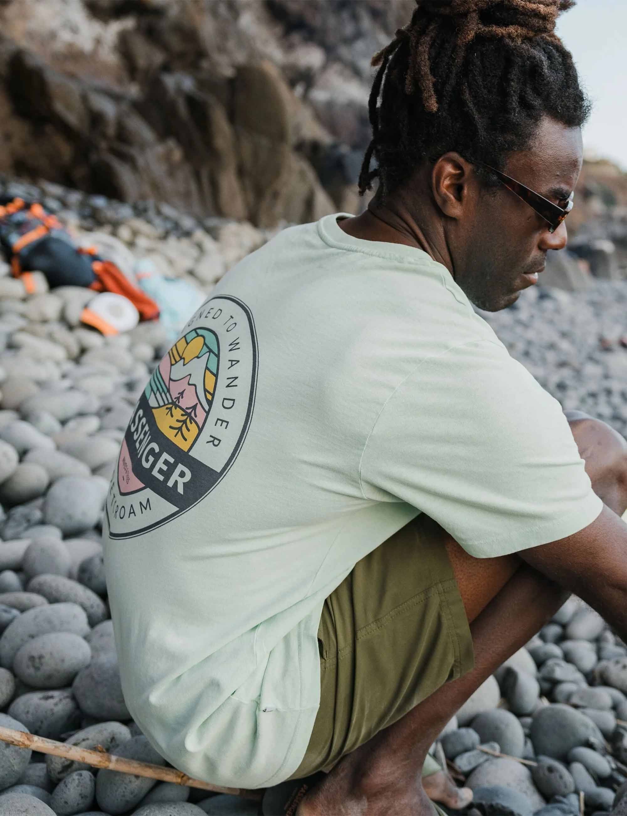 Odyssey Recycled Cotton T-Shirt - Surf Spray - Image 2