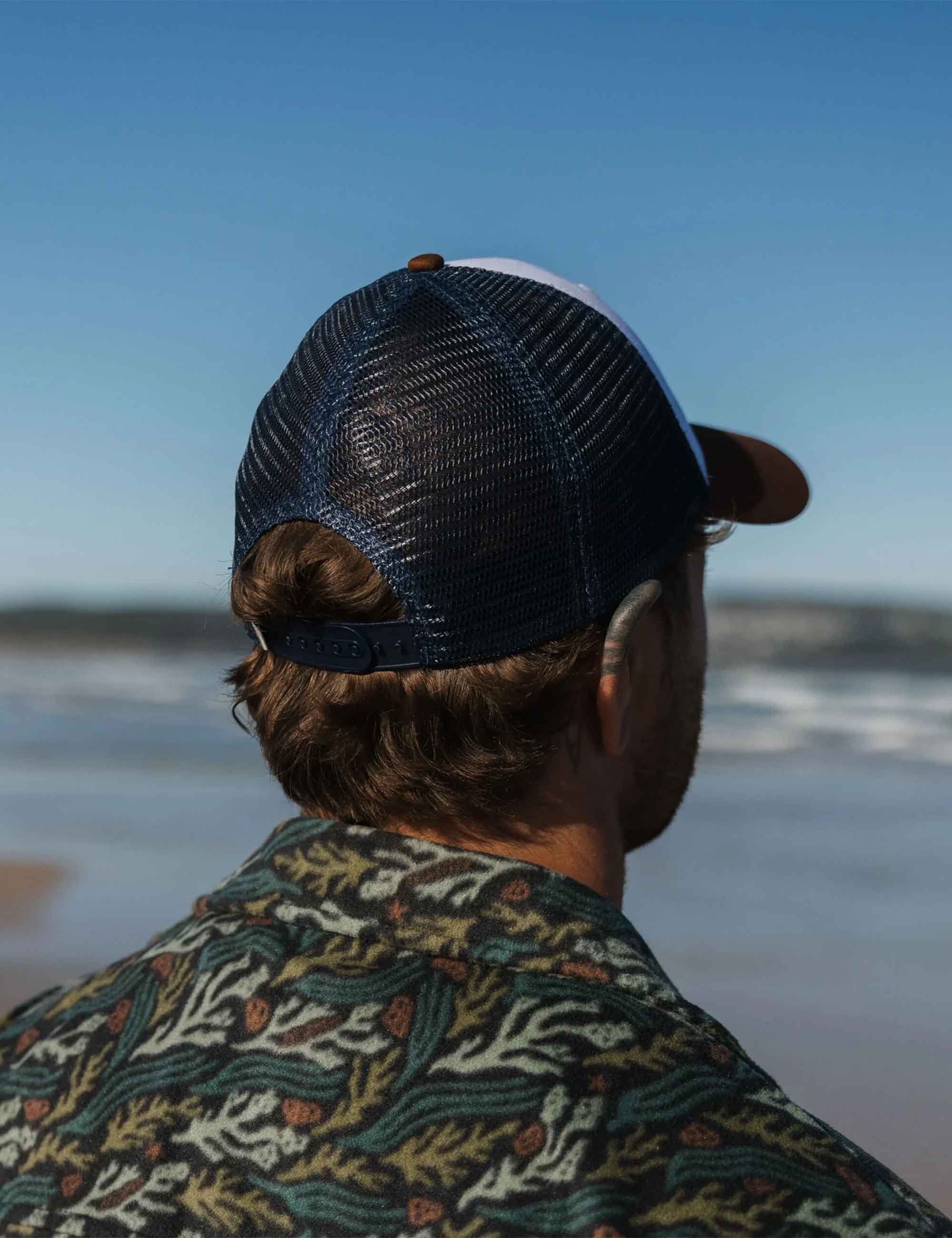 Odyssey Trucker Cap - Rich Navy/Rubber - Image 4